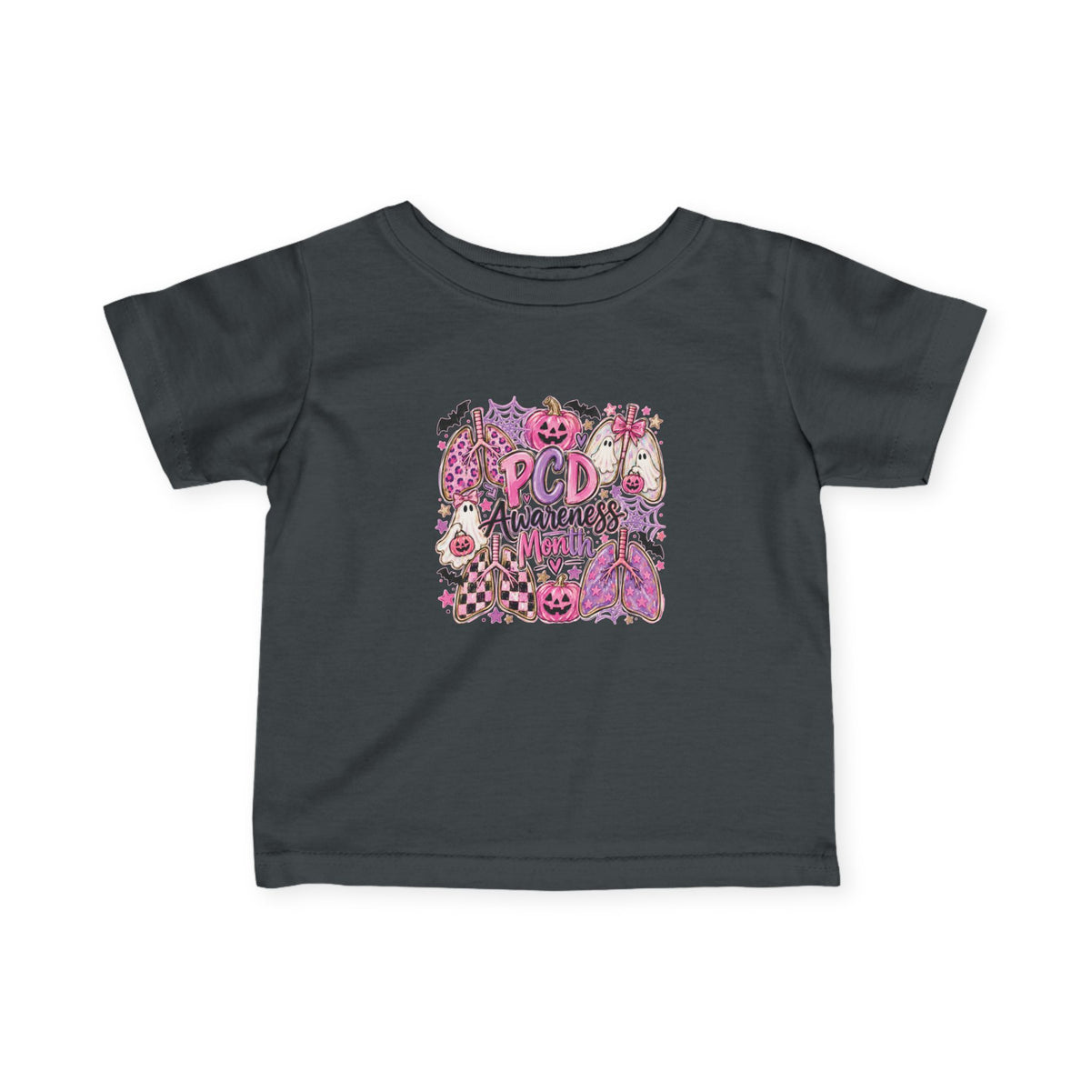 Infant Tee — Pink PCD Awareness Baby Shirt