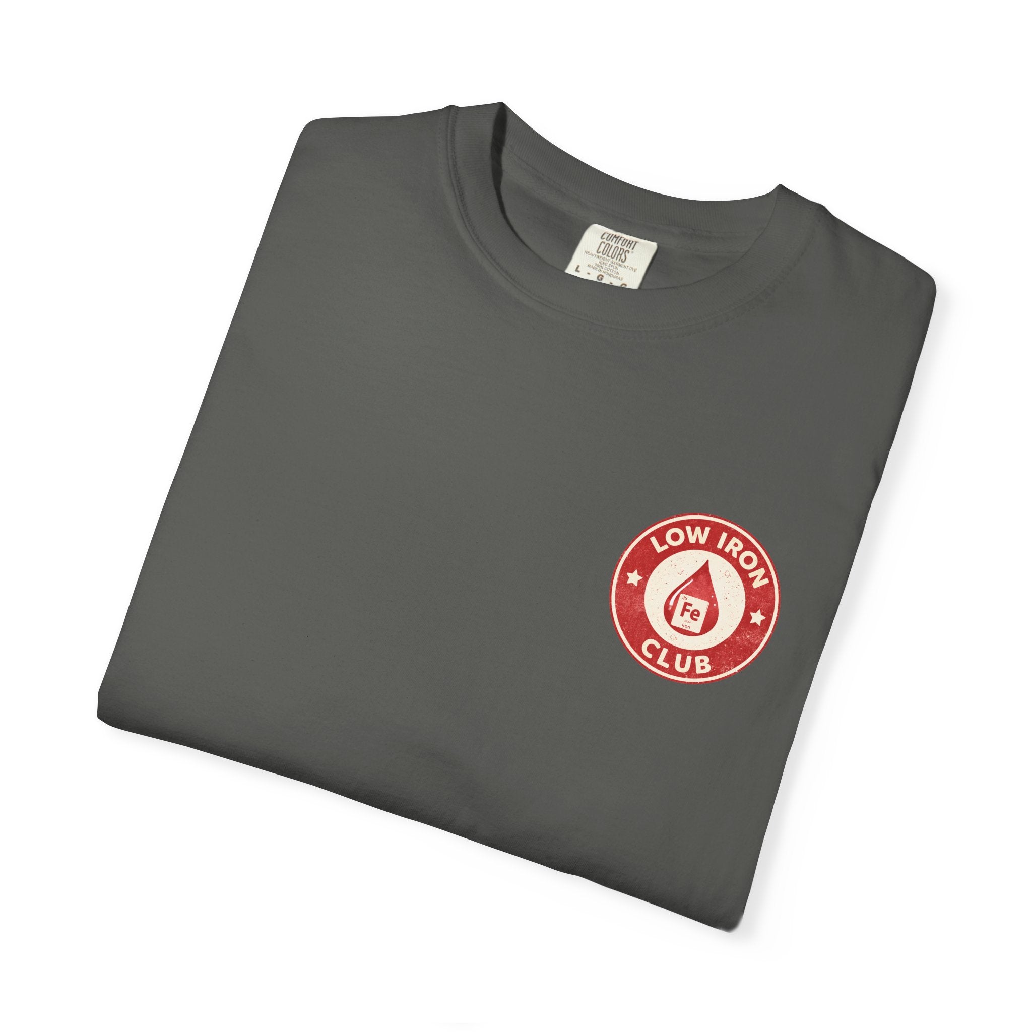 Low Iron Club T-Shirt — Anemia Awareness Tee
