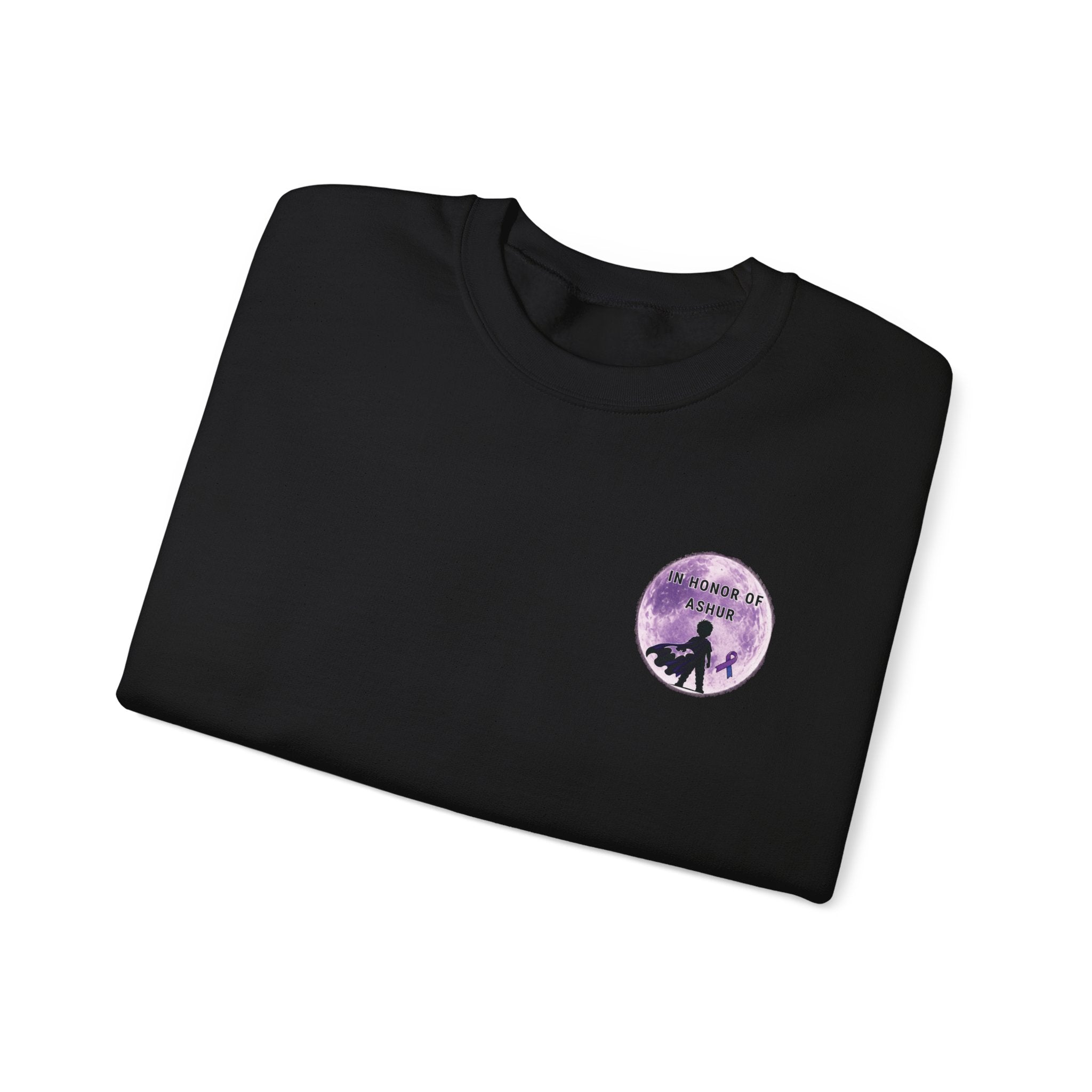 Every Hero Leaves a Legacy Adult Crewneck - Ashur Fundraiser