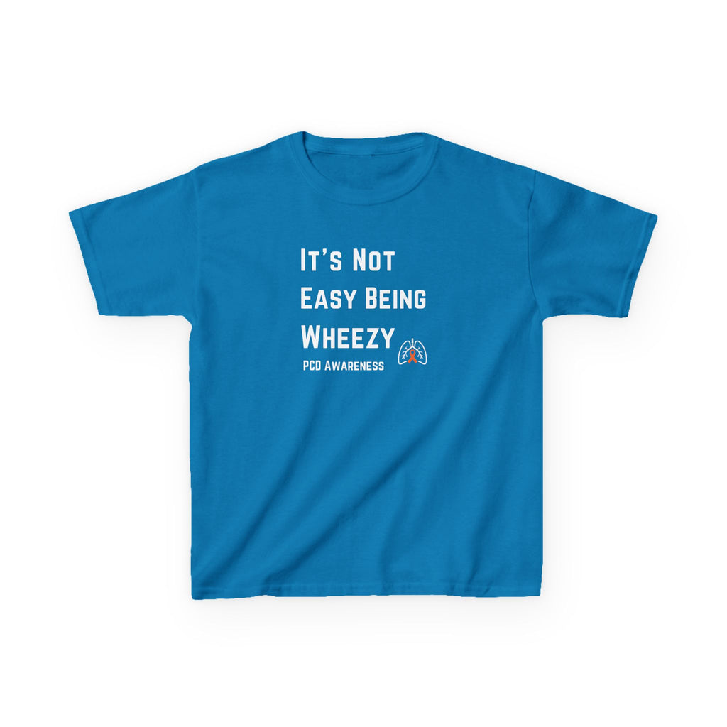 Kids 'Not Easy Being Wheezy' PCD Awareness Tee