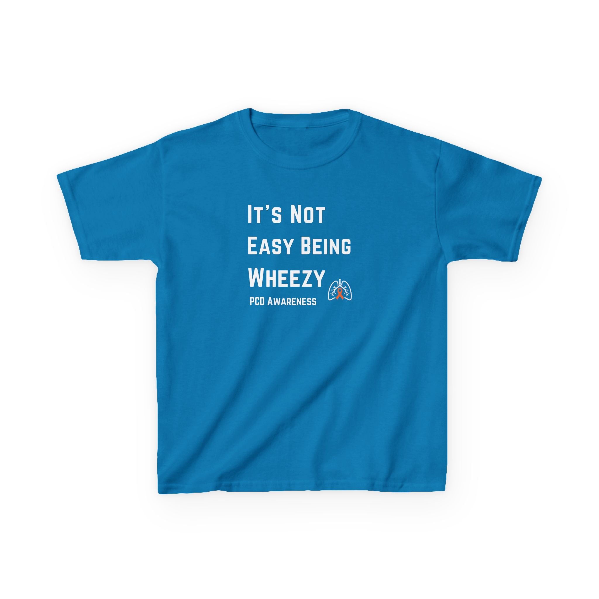 Kids 'Not Easy Being Wheezy' PCD Awareness Tee