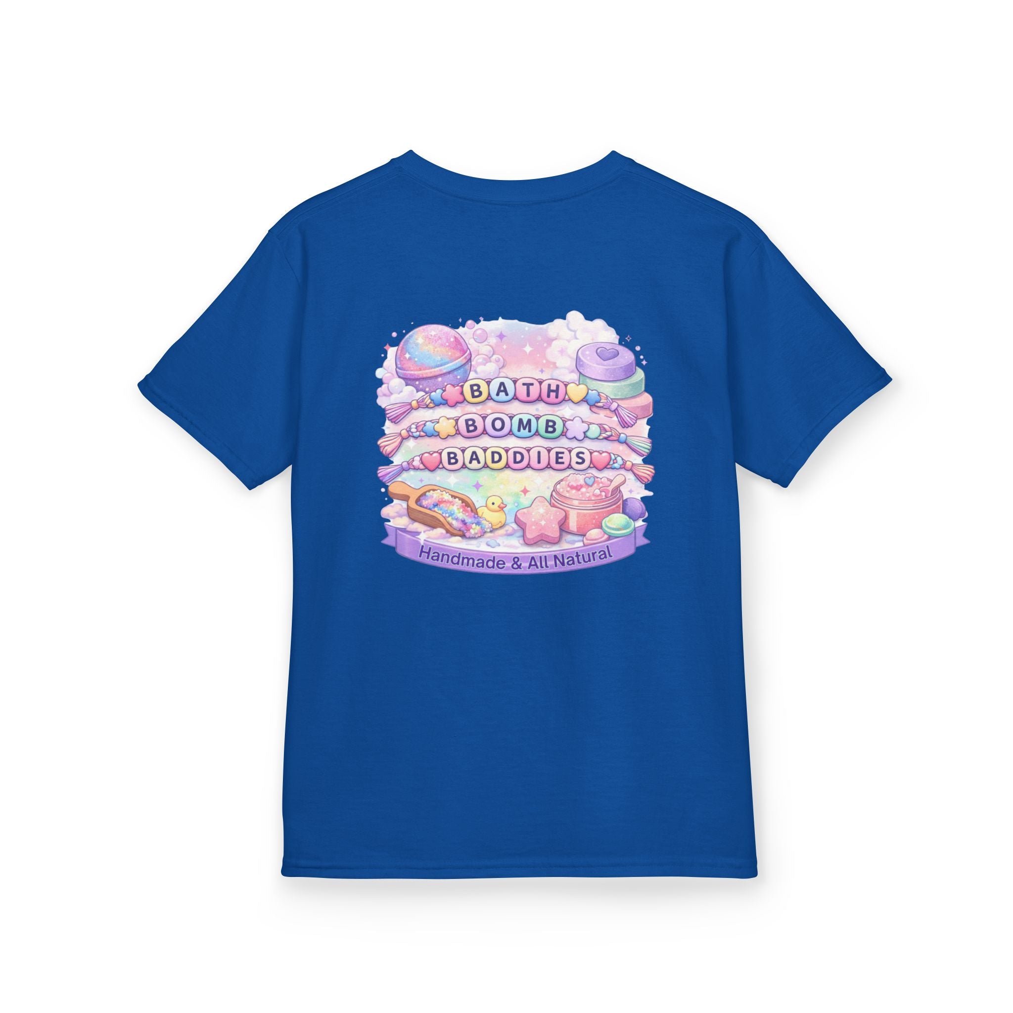 Kids Bath Bomb Baddies T-Shirt — Pastel Handmade Bath Bombs Graphic Tee