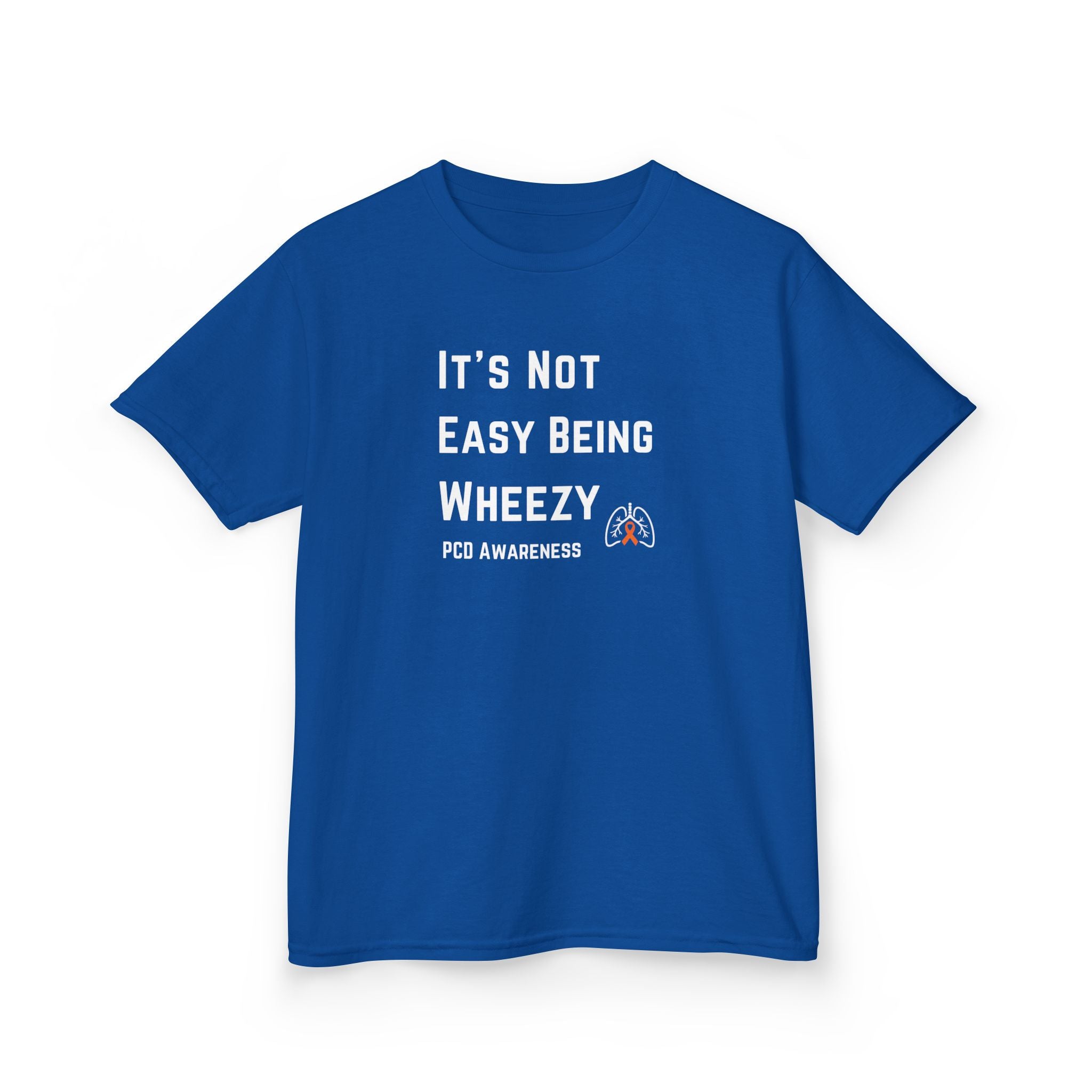 Kids 'Not Easy Being Wheezy' PCD Awareness Tee