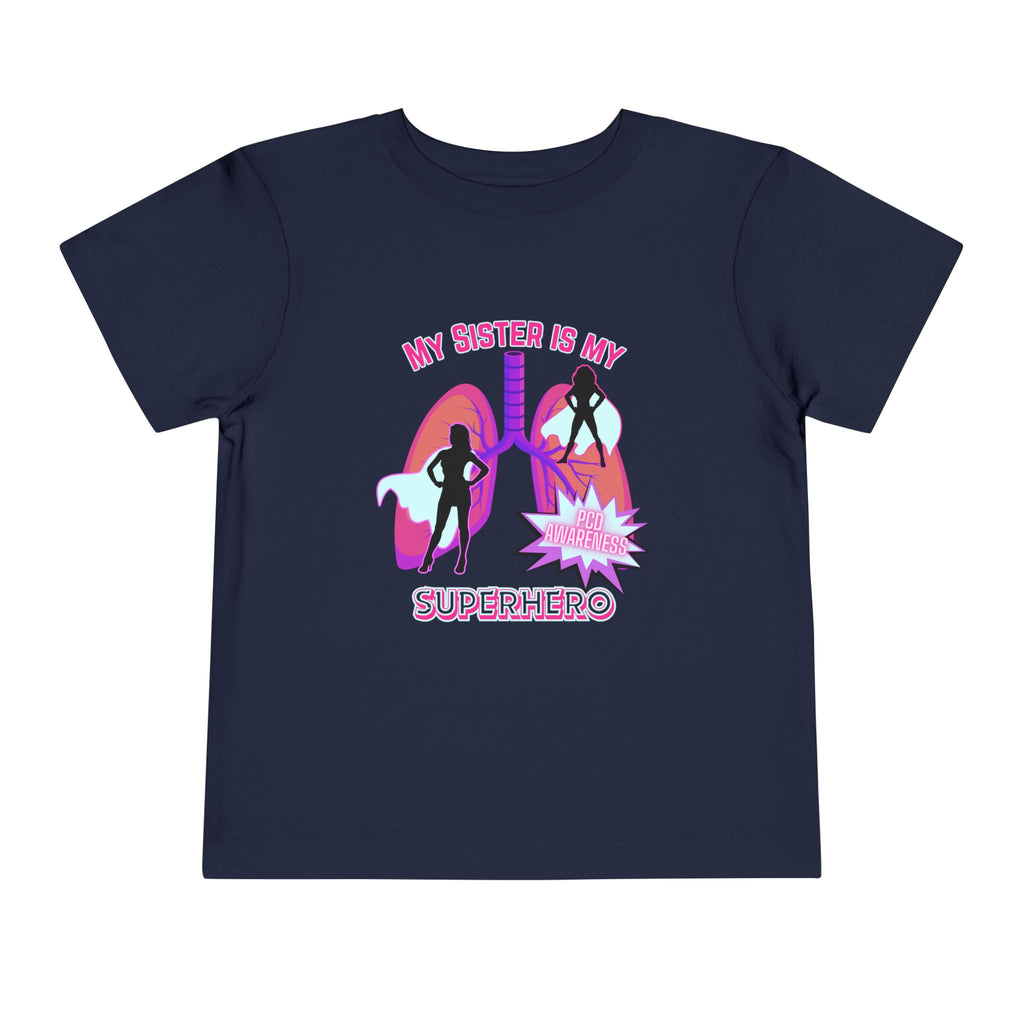 Toddler Tee Superhero PCD Awareness T-Shirt