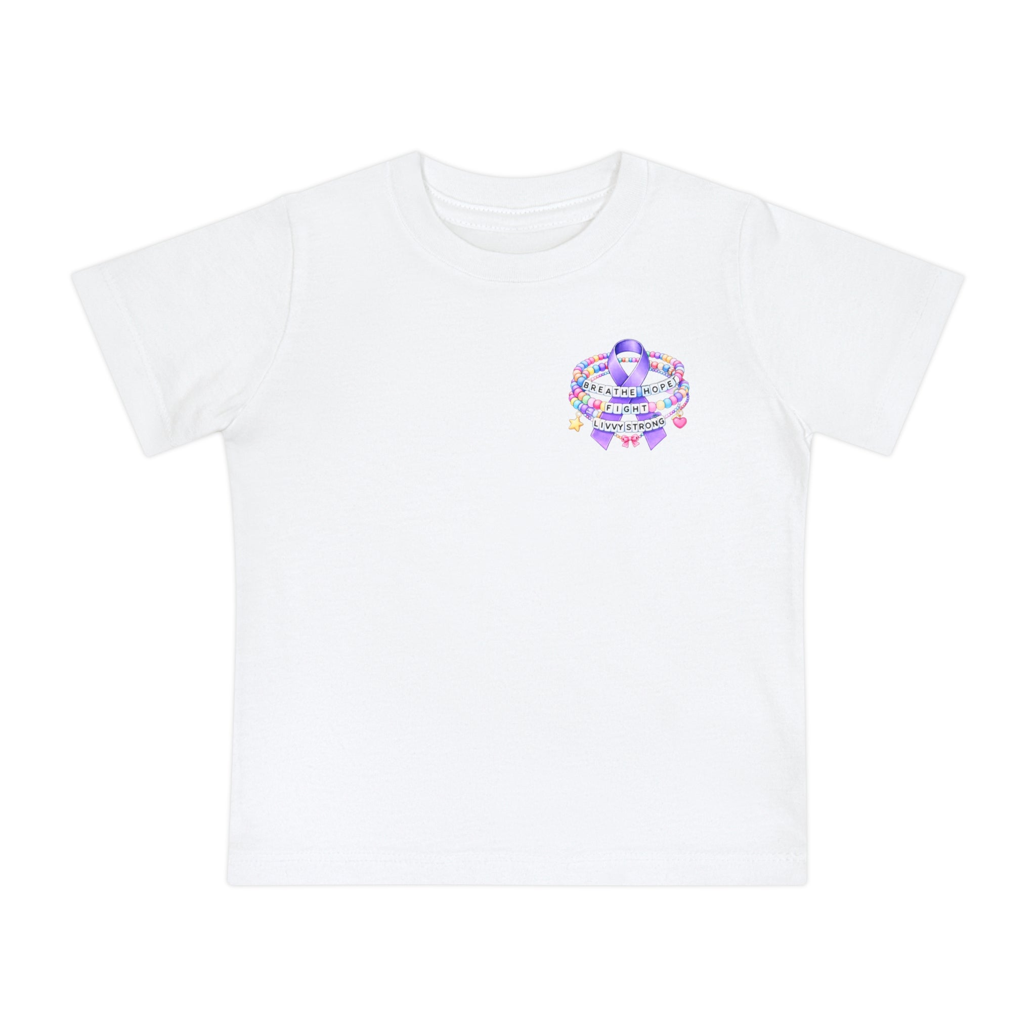 INFANT Team Livvy Strong Fundraiser T-Shirt —CF Awareness Tee