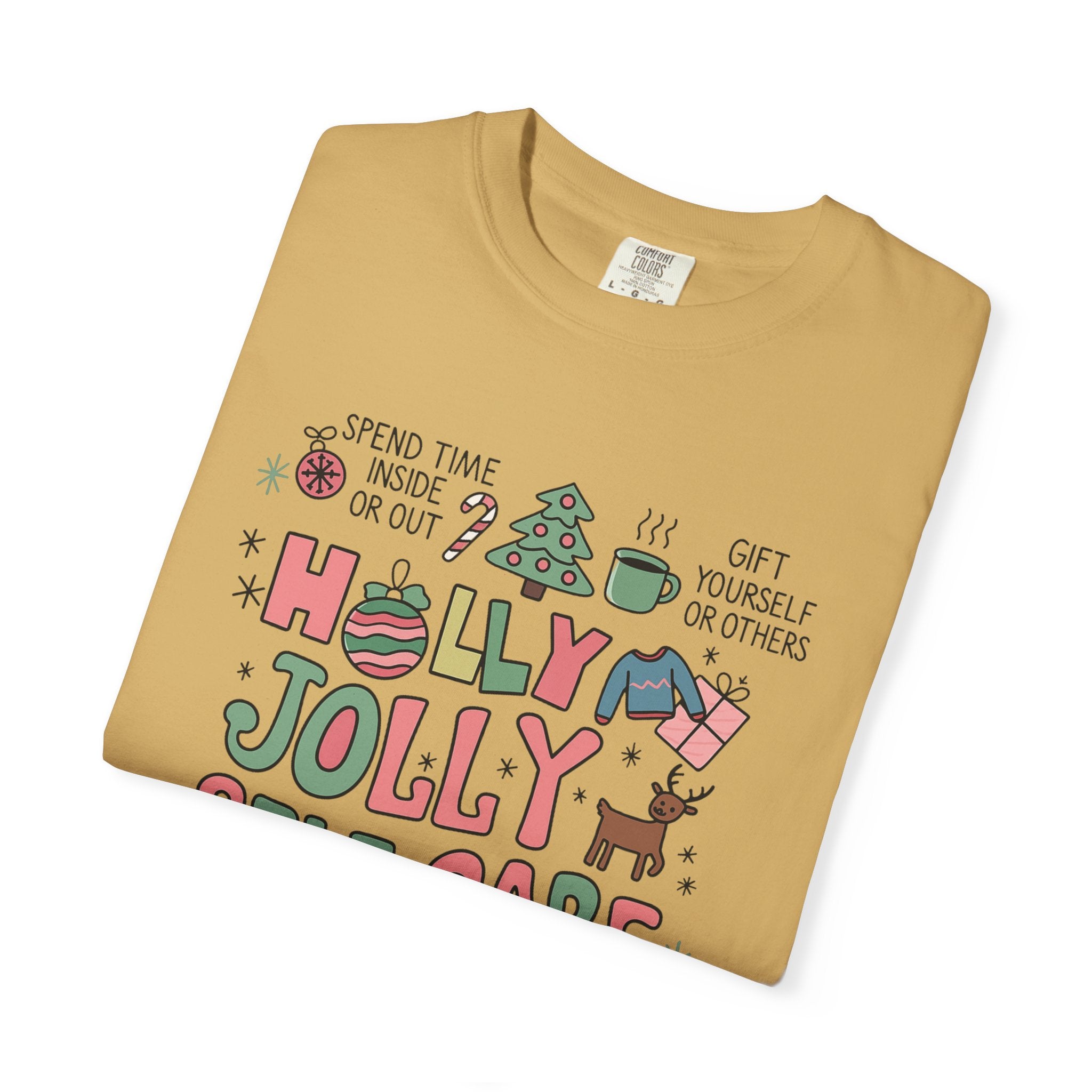 Christmas Self Care Tee — Holiday T-shirt