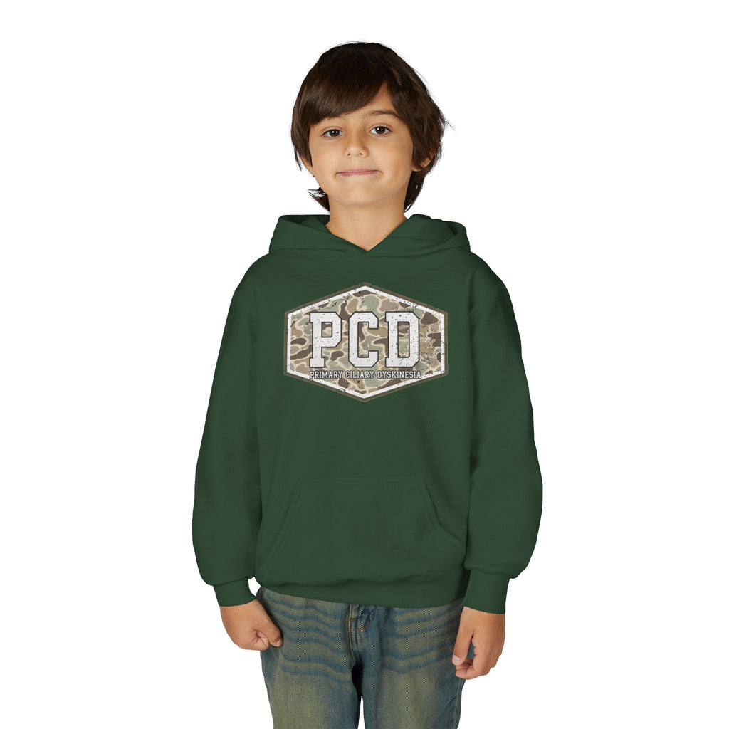 Youth Hoodie – PCD Camo Logo Pullover