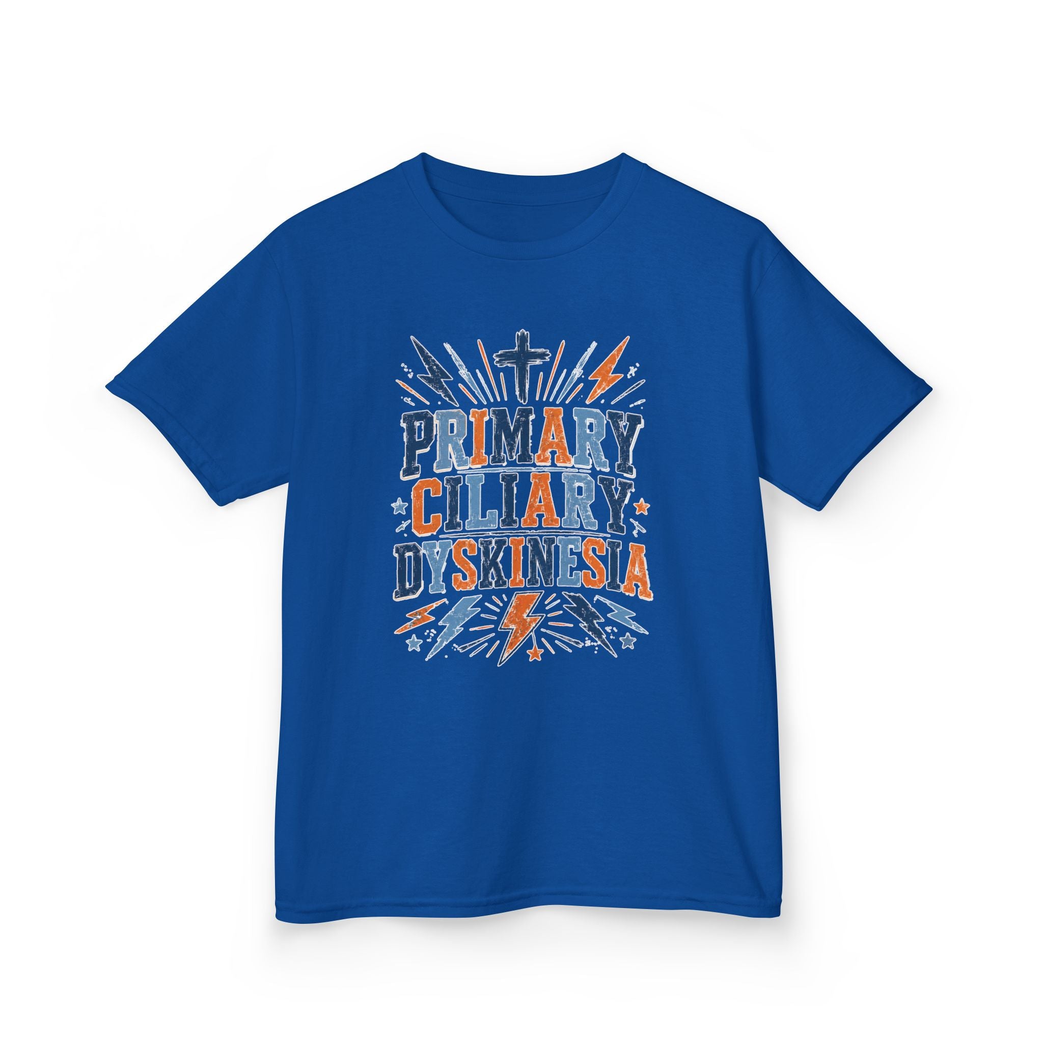 The Kade youth tee— Primary Ciliary Dyskinesia Awareness