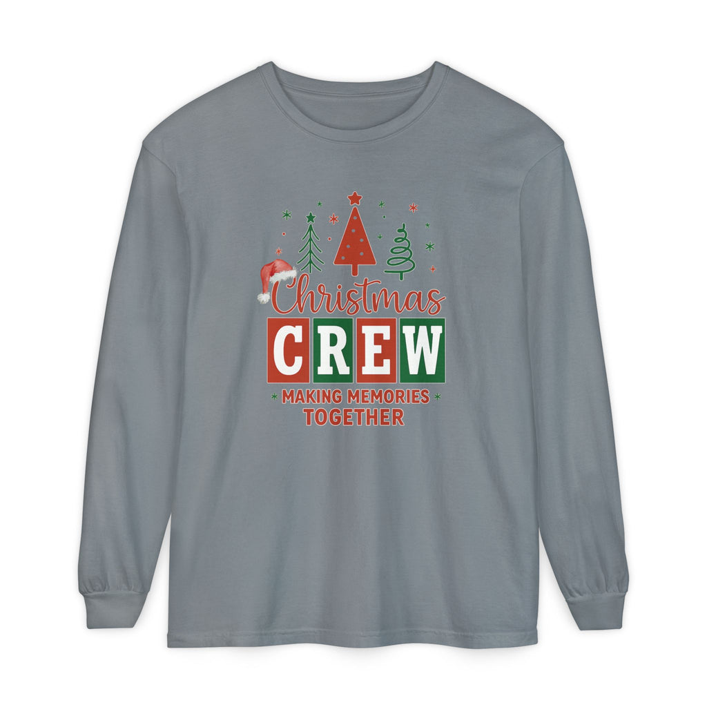 Christmas Crew Long Sleeve Shirt — 'Making Memories Together' Holiday Tee