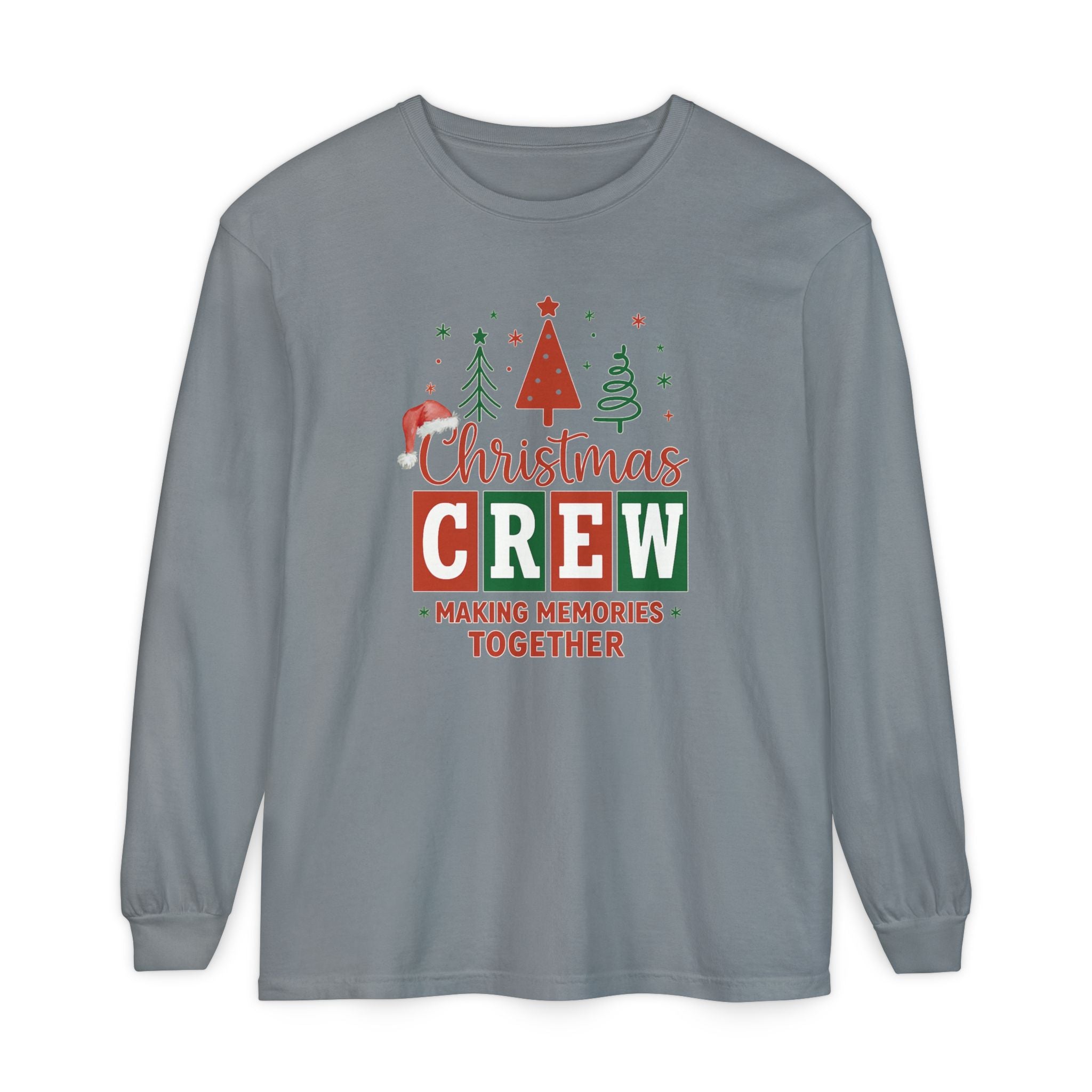 Christmas Crew Long Sleeve Shirt — 'Making Memories Together' Holiday Tee