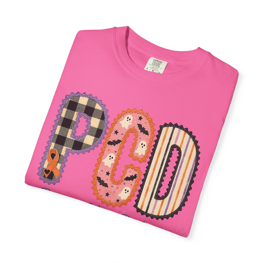 PCD Awareness T-Shirt Halloween theme — Primary Ciliary Dyskinesia Support Tee