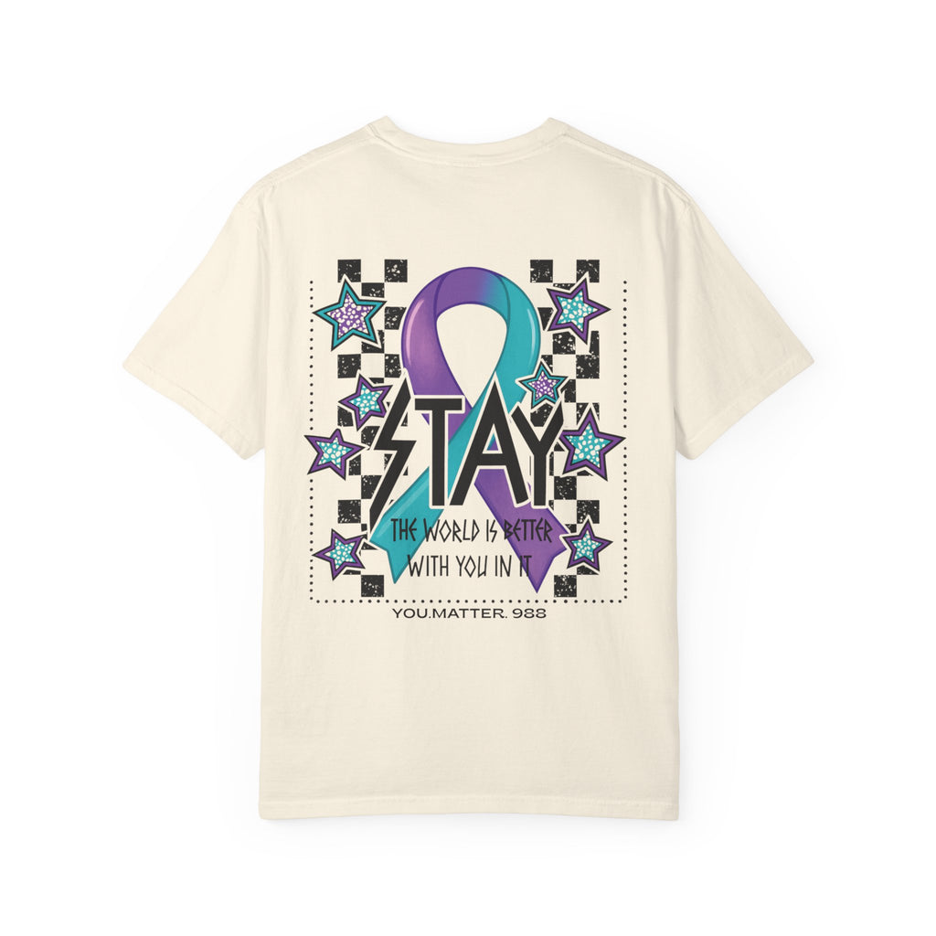 YOU.MATTER.988.STAY T-Shirt — Inspirational Graphic Tee