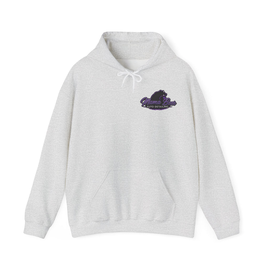 Mama Bear Auto Detailing Hoodie — Women's Car Care Team Pullover