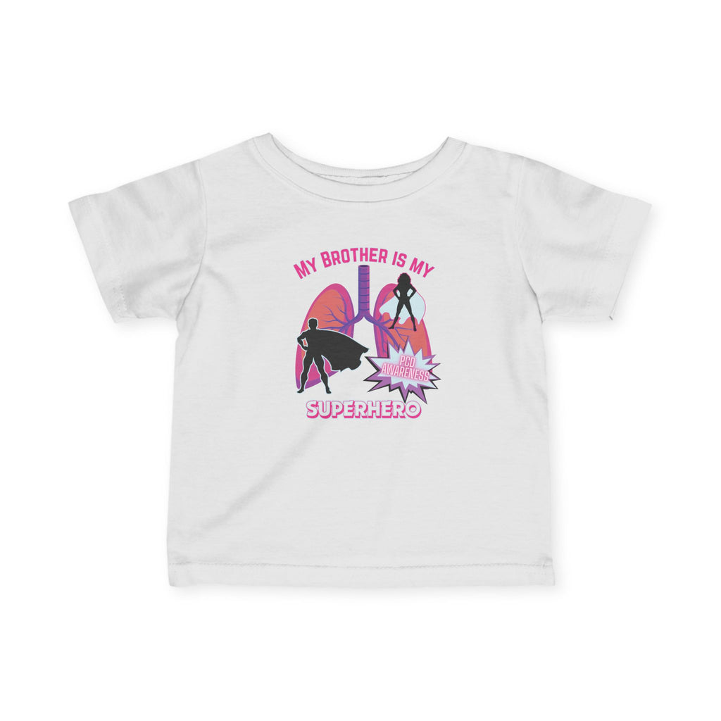 Infant Tee - My Brother is my Superhero - PCD Awareness