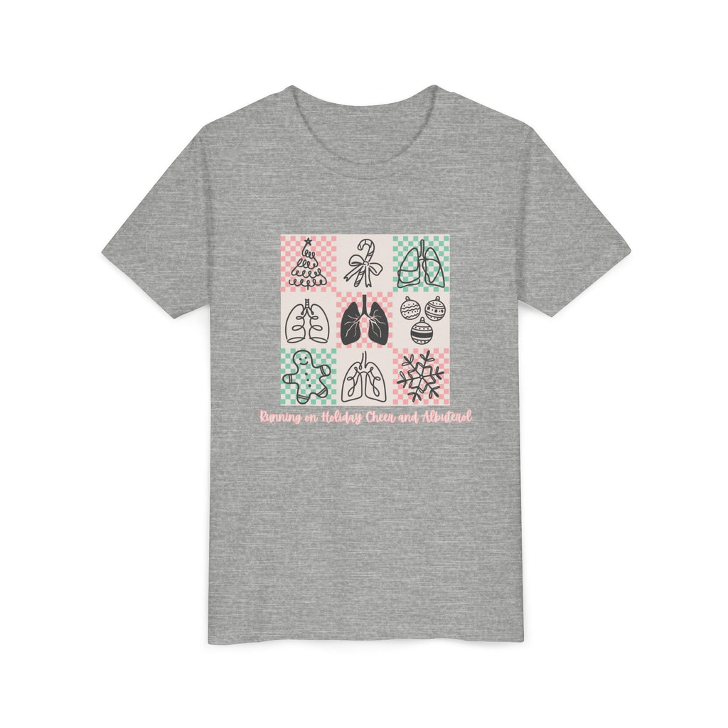Youth Tee - Running on Holiday Cheer and Albuterol