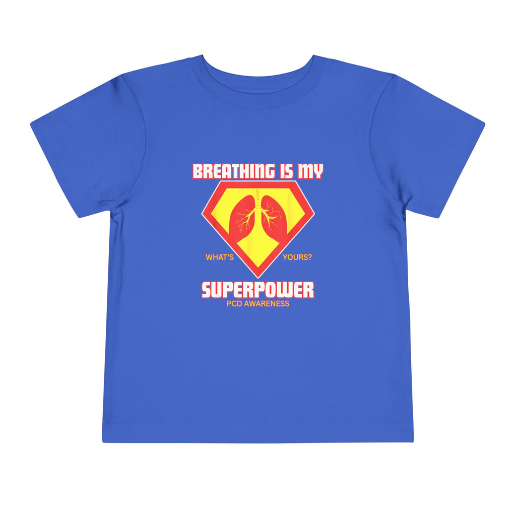 Toddler Tee - Breathing is my superpower PCD Design