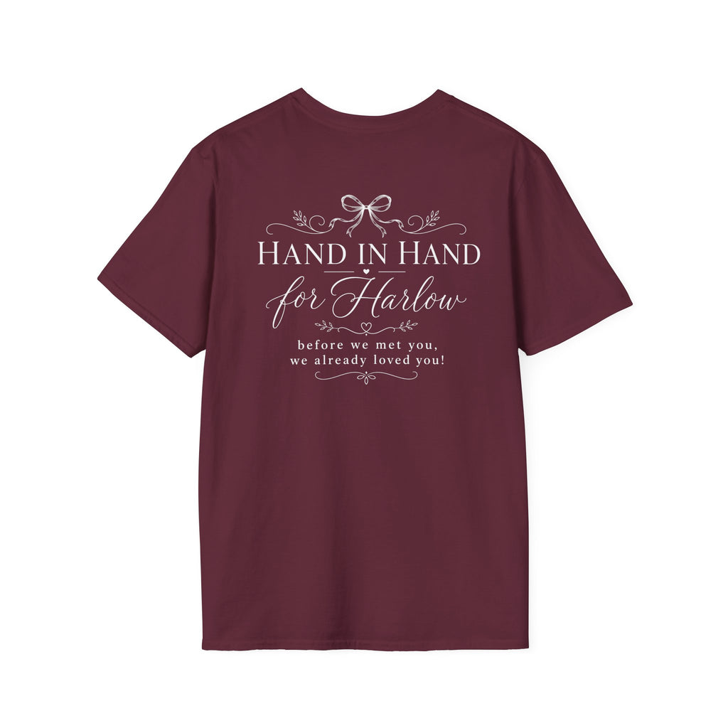 Hand in Hand for Harlow- Bow Tee