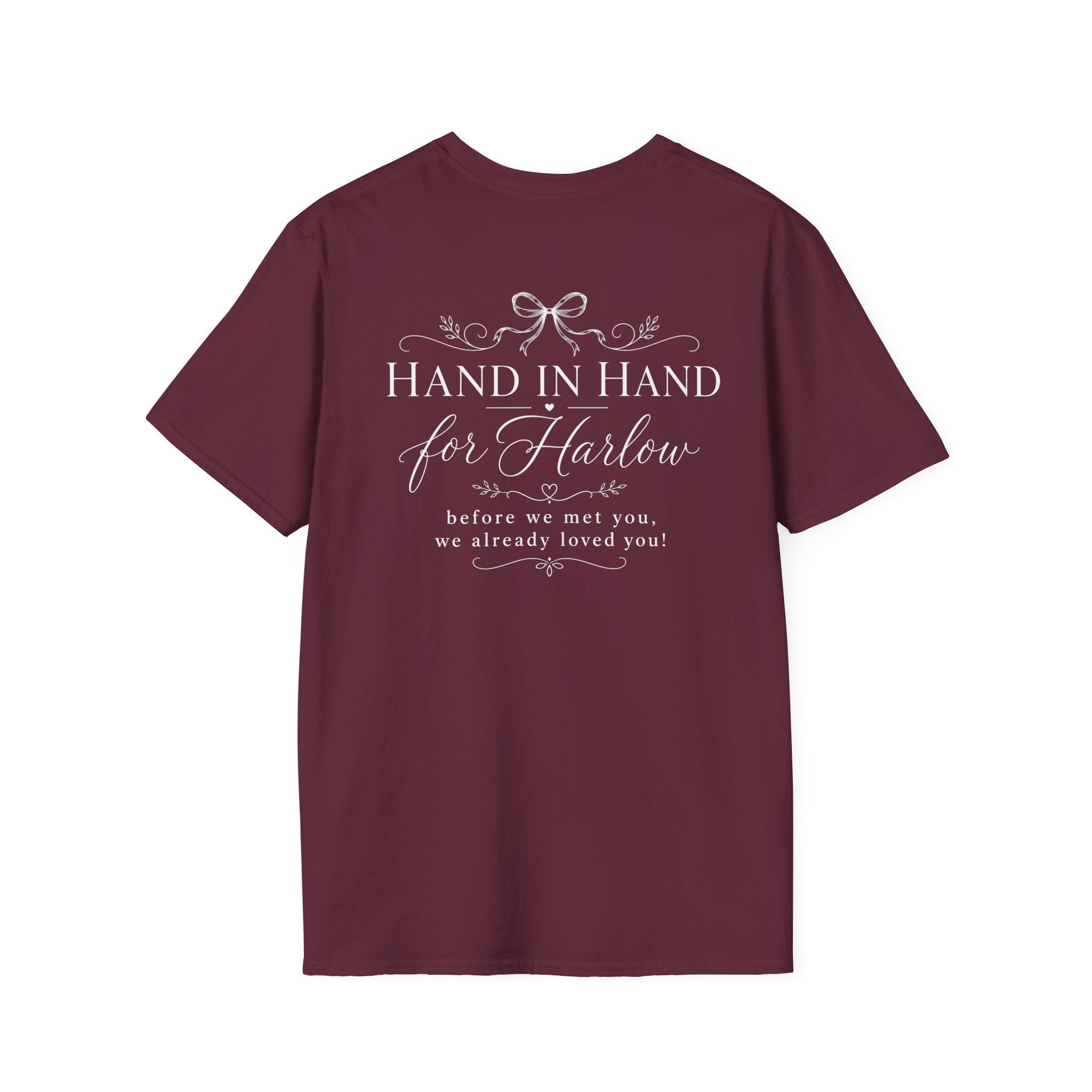 Hand in Hand for Harlow- Bow Tee