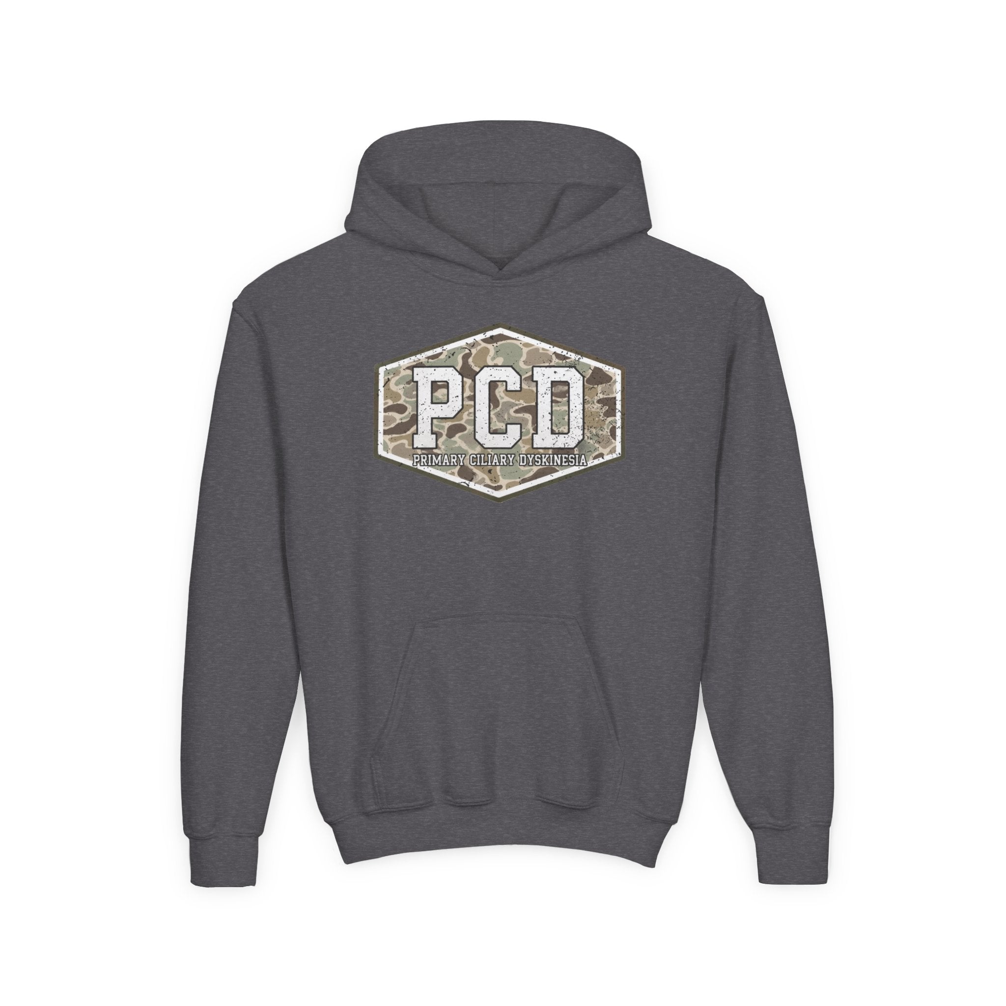 Youth Hoodie – PCD Camo Logo Pullover