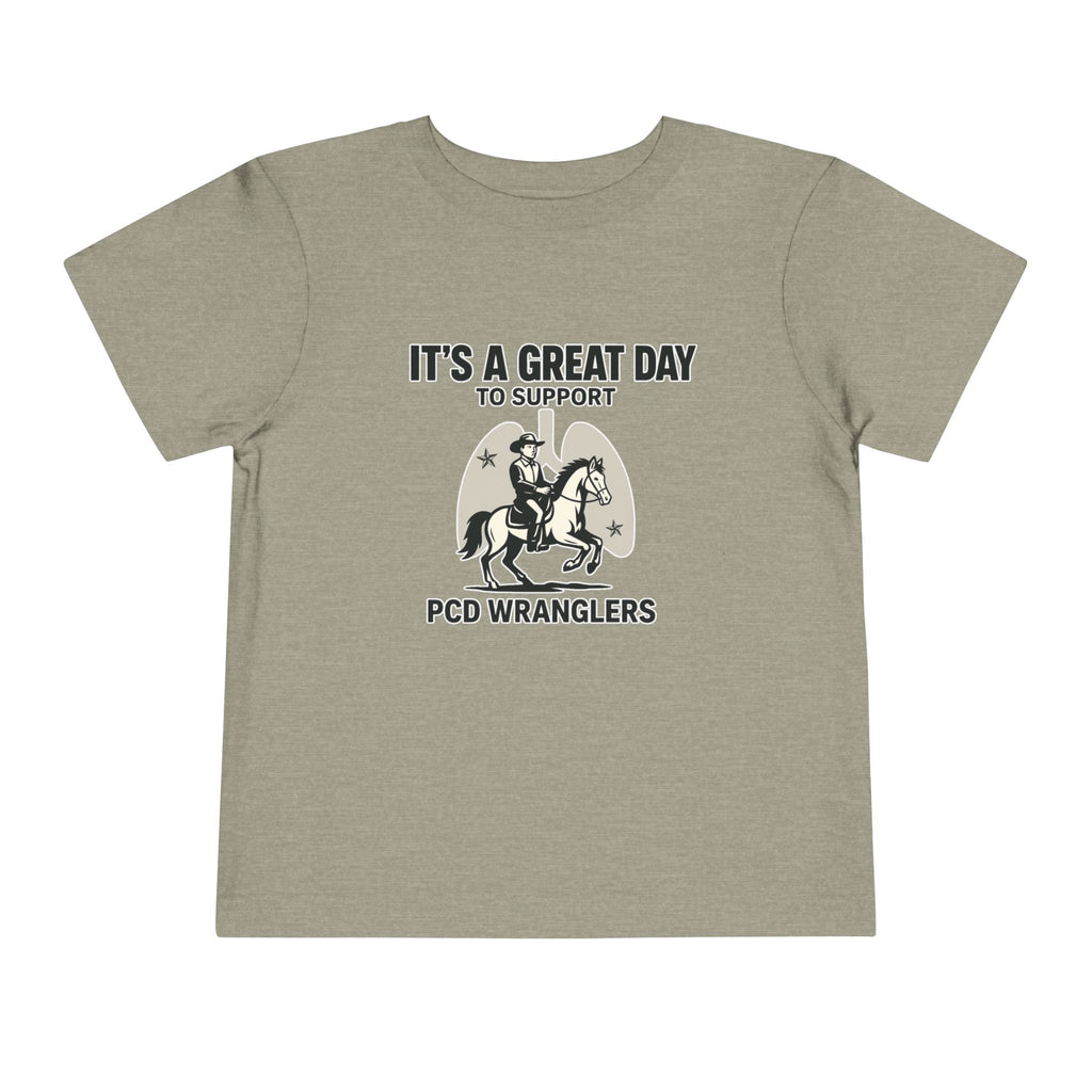 Toddler Tee - Great Day to Support PCD Wranglers Toddler