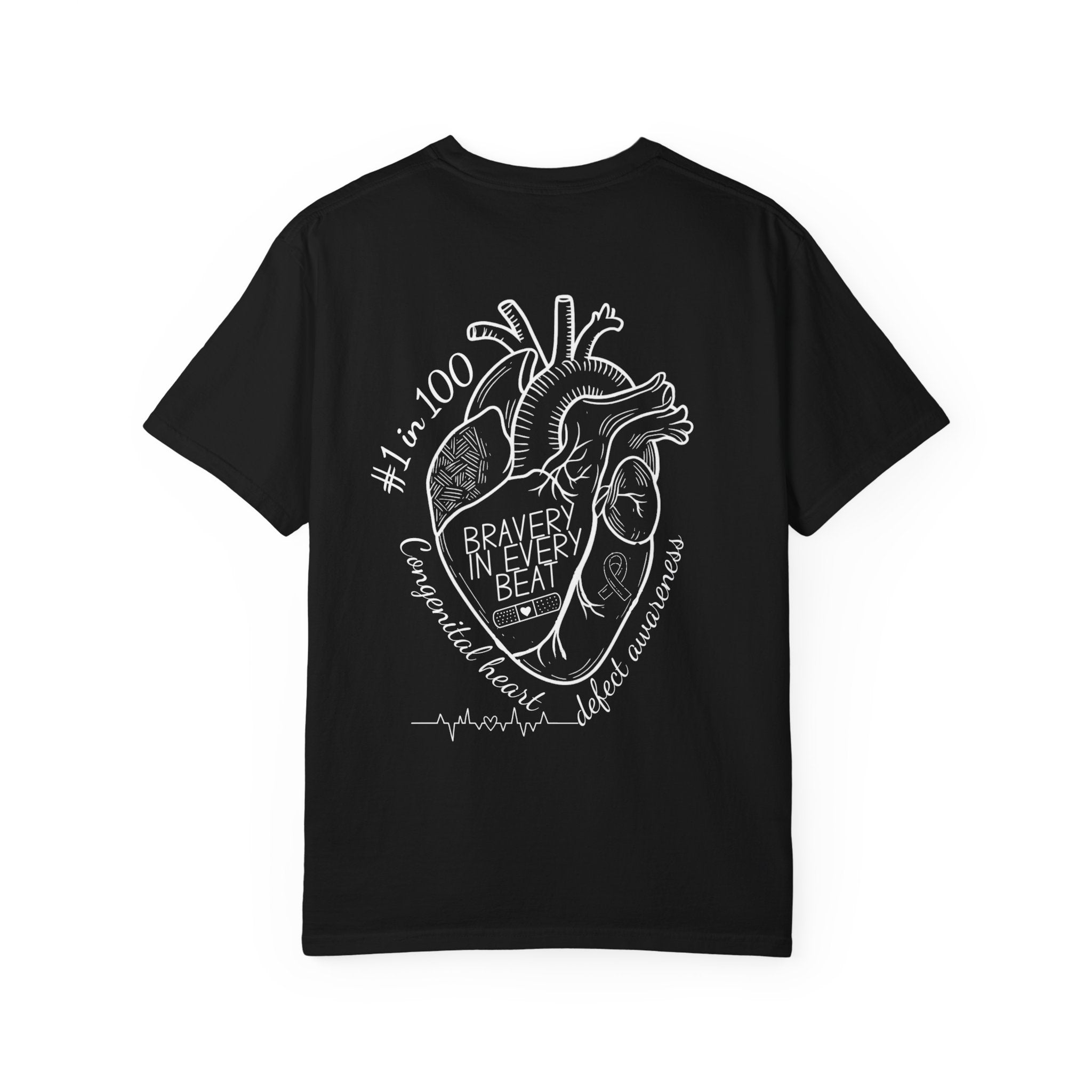 Bravery in Every Beat CHD T-Shirt
