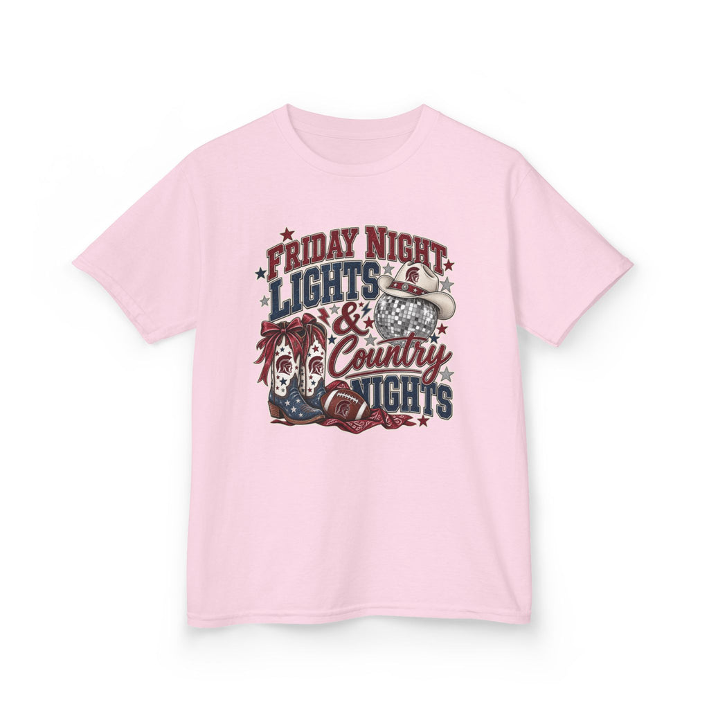 Kids Tee — "Friday Night Lights & Country Nights" Graphic