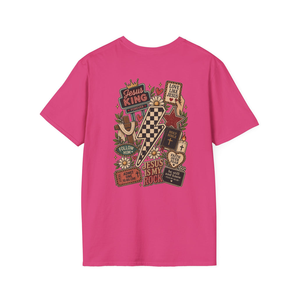 Jesus Is King T-Shirt — Retro Crown Faith Tee