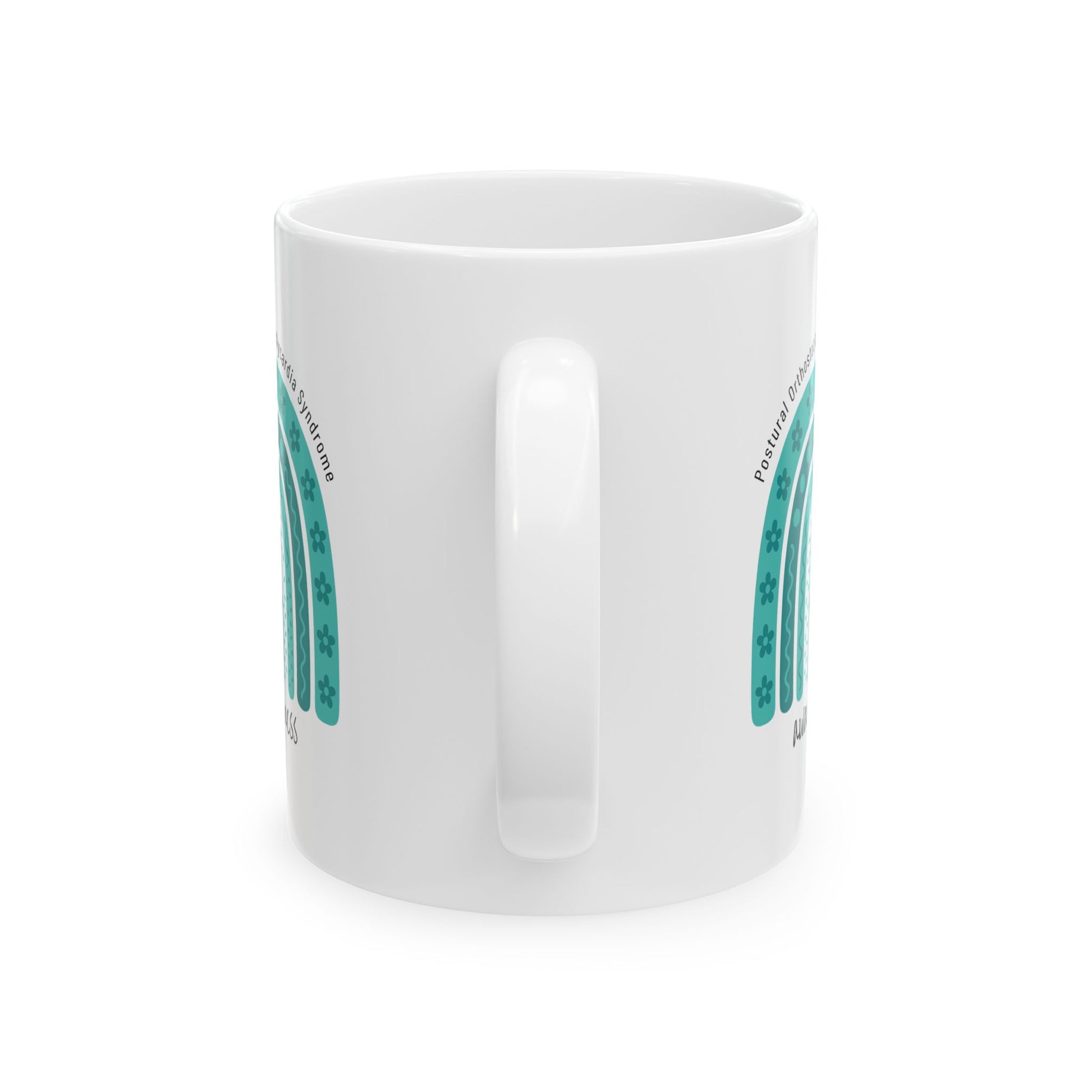 Mug - POTS Awareness Rainbow Ceramic Mug (11oz, 15oz)