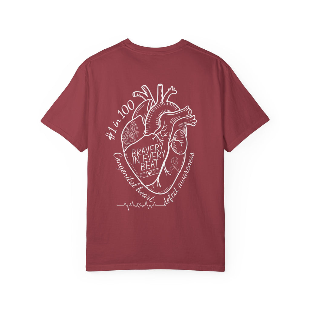 Bravery in Every Beat CHD T-Shirt