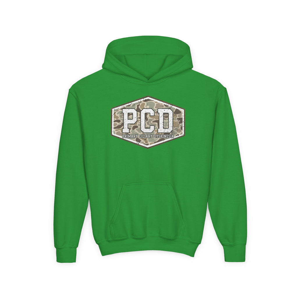 Youth Hoodie – PCD Camo Logo Pullover