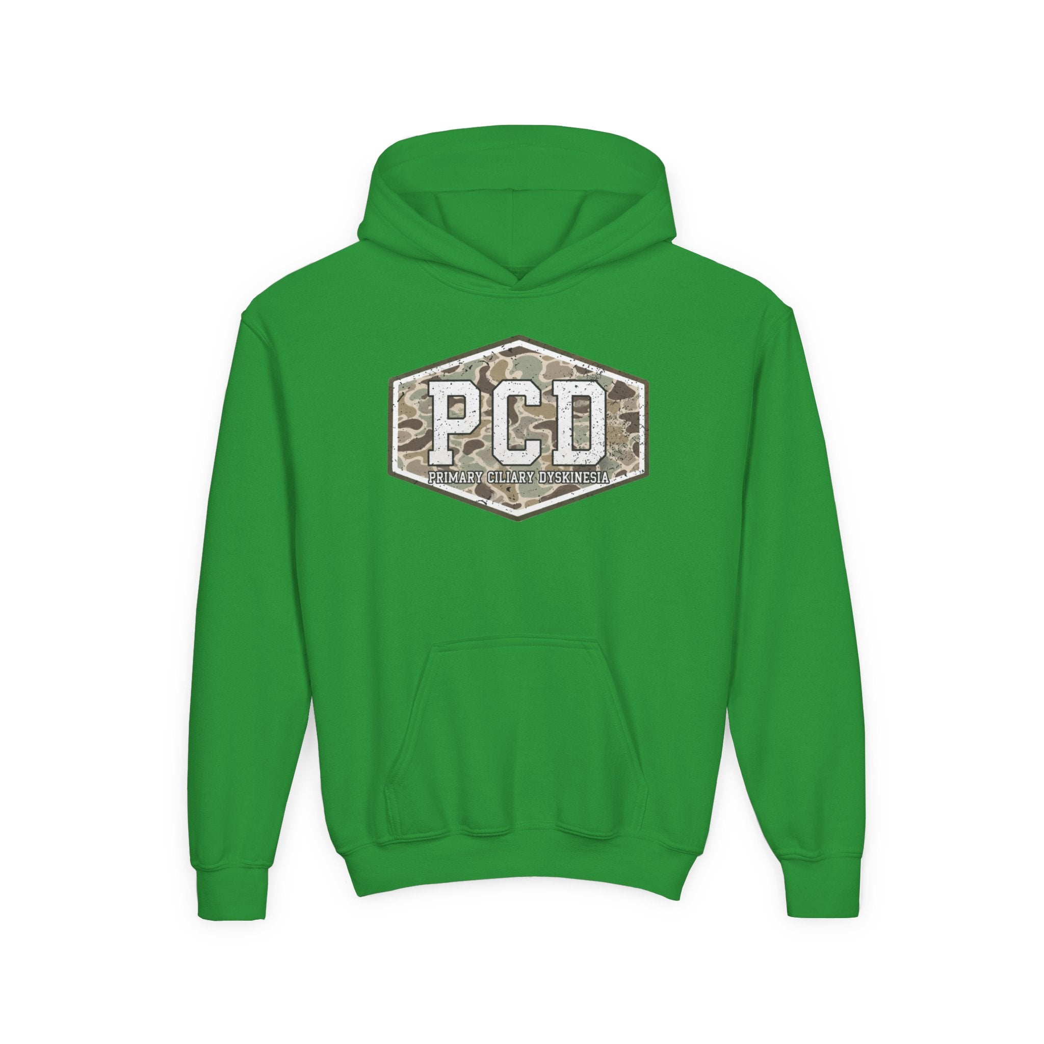 Youth Hoodie – PCD Camo Logo Pullover