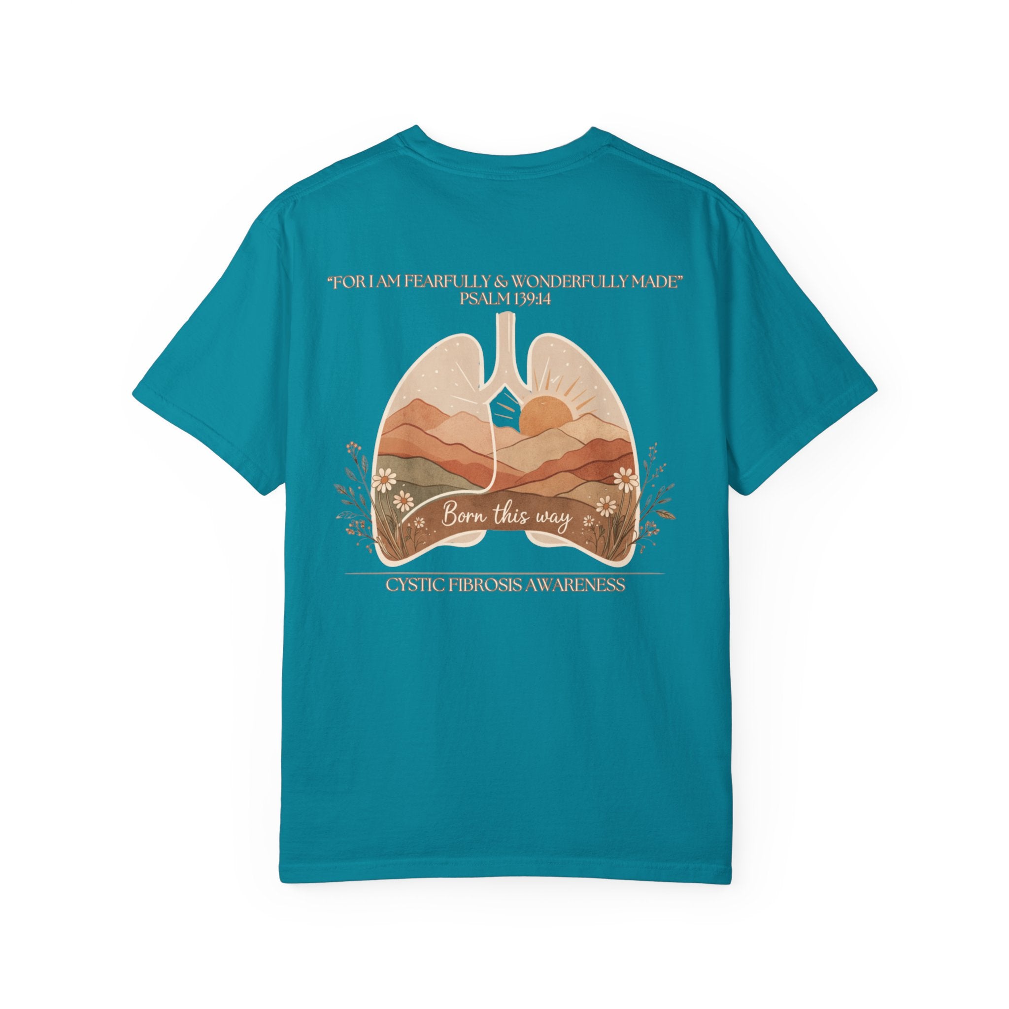 Born This Way Lungs Graphic T-Shirt — Cystic Fibrosis Awareness Tee