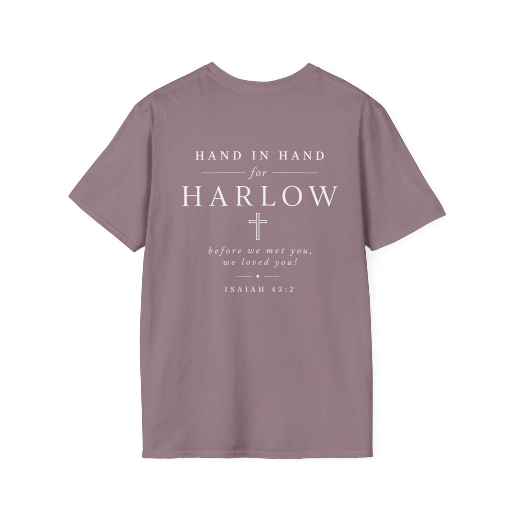 Hand in Hand for Harlow -unisex tee