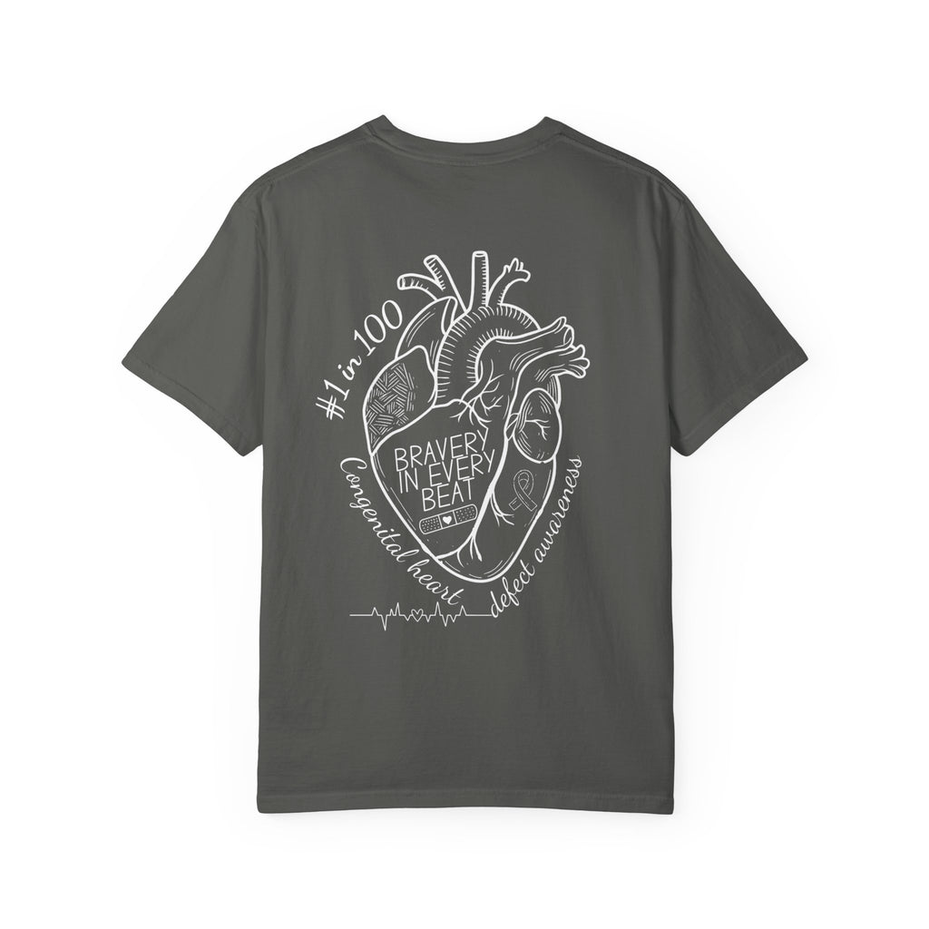 Bravery in Every Beat CHD T-Shirt