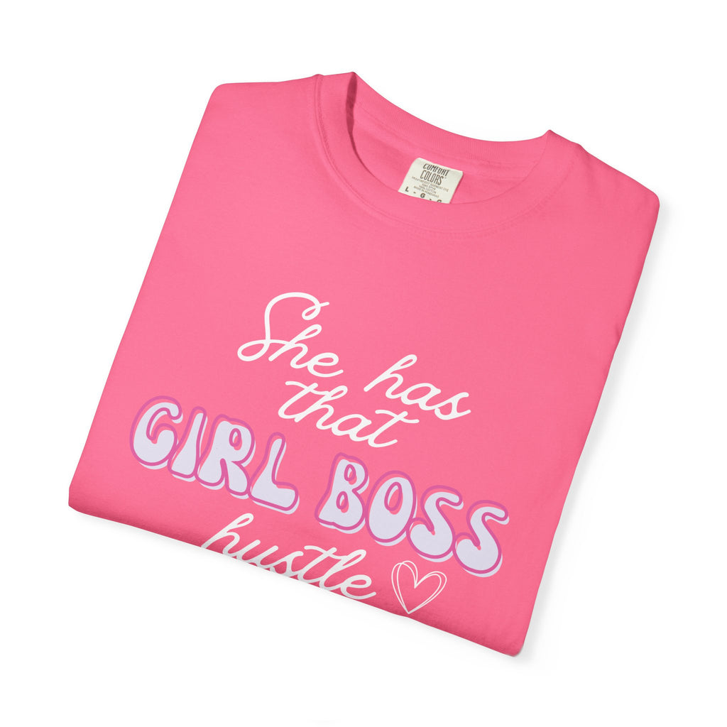 Girl Boss Hustle Tee – 'She Has That Girl Boss Hustle'