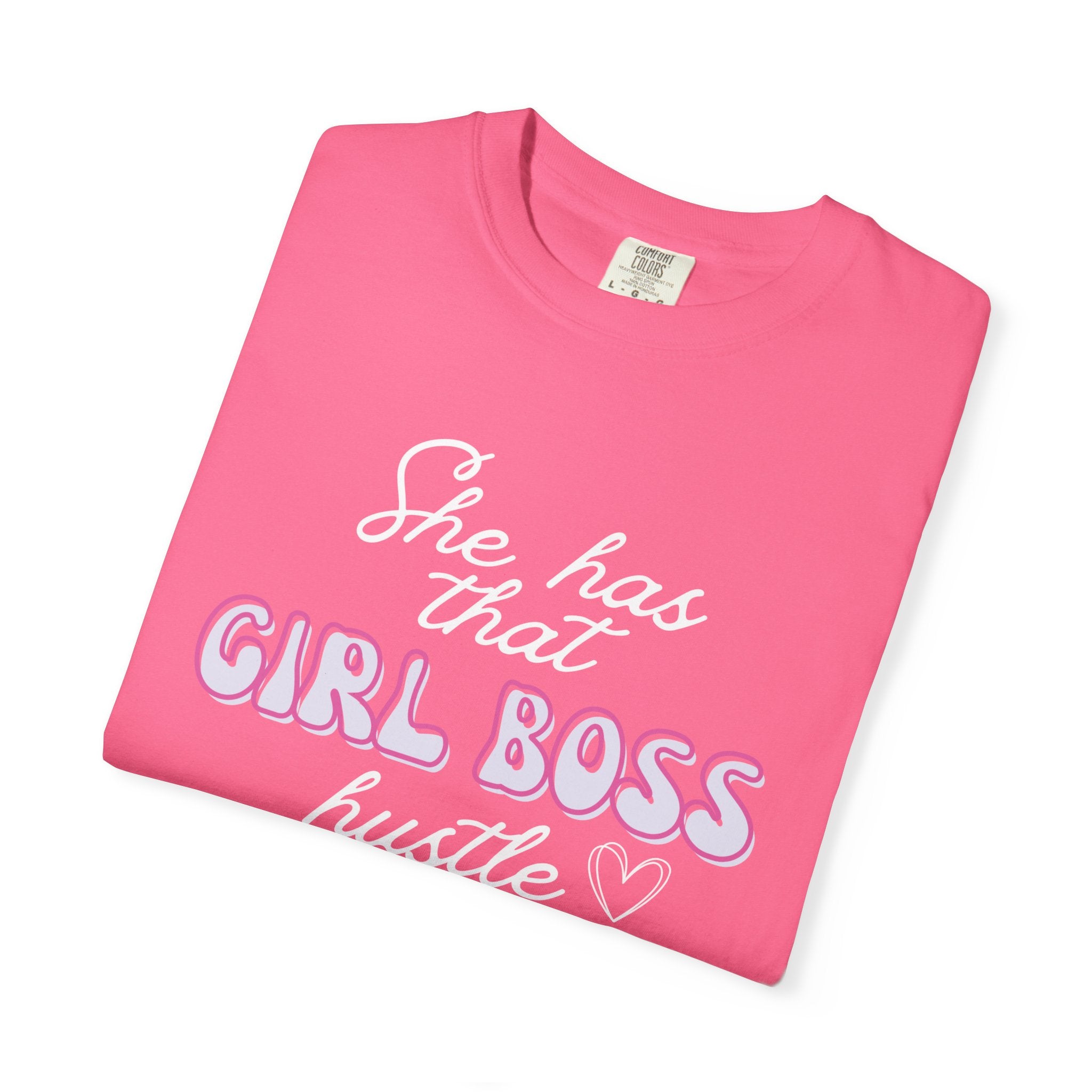 Girl Boss Hustle Tee – 'She Has That Girl Boss Hustle'