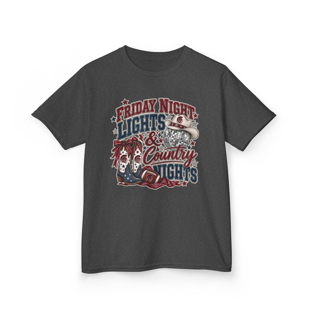 Kids Tee — "Friday Night Lights & Country Nights" Graphic