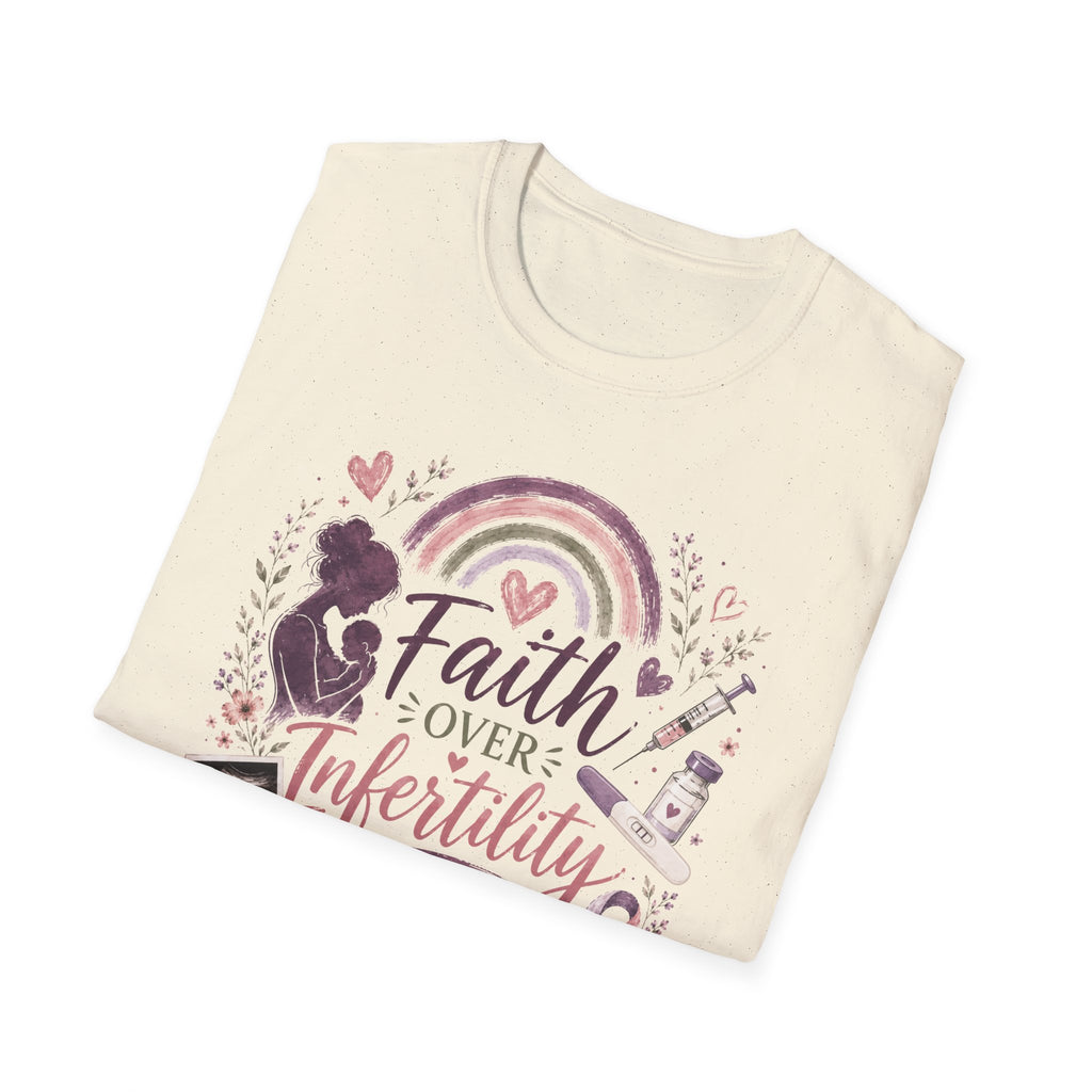 Faith Over Infertility T-Shirt — Inspirational Fertility Support Tee