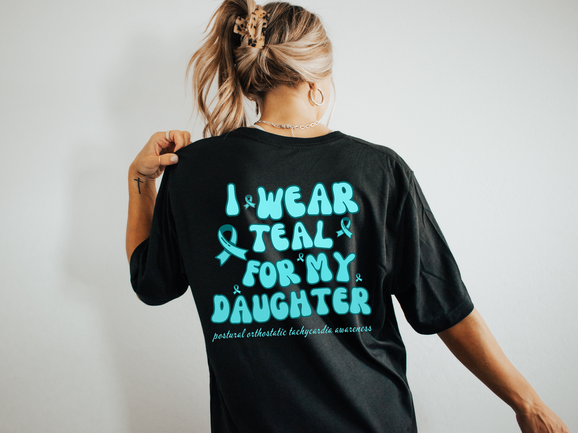 Wear Teal Daughter POTS MAMA Tee