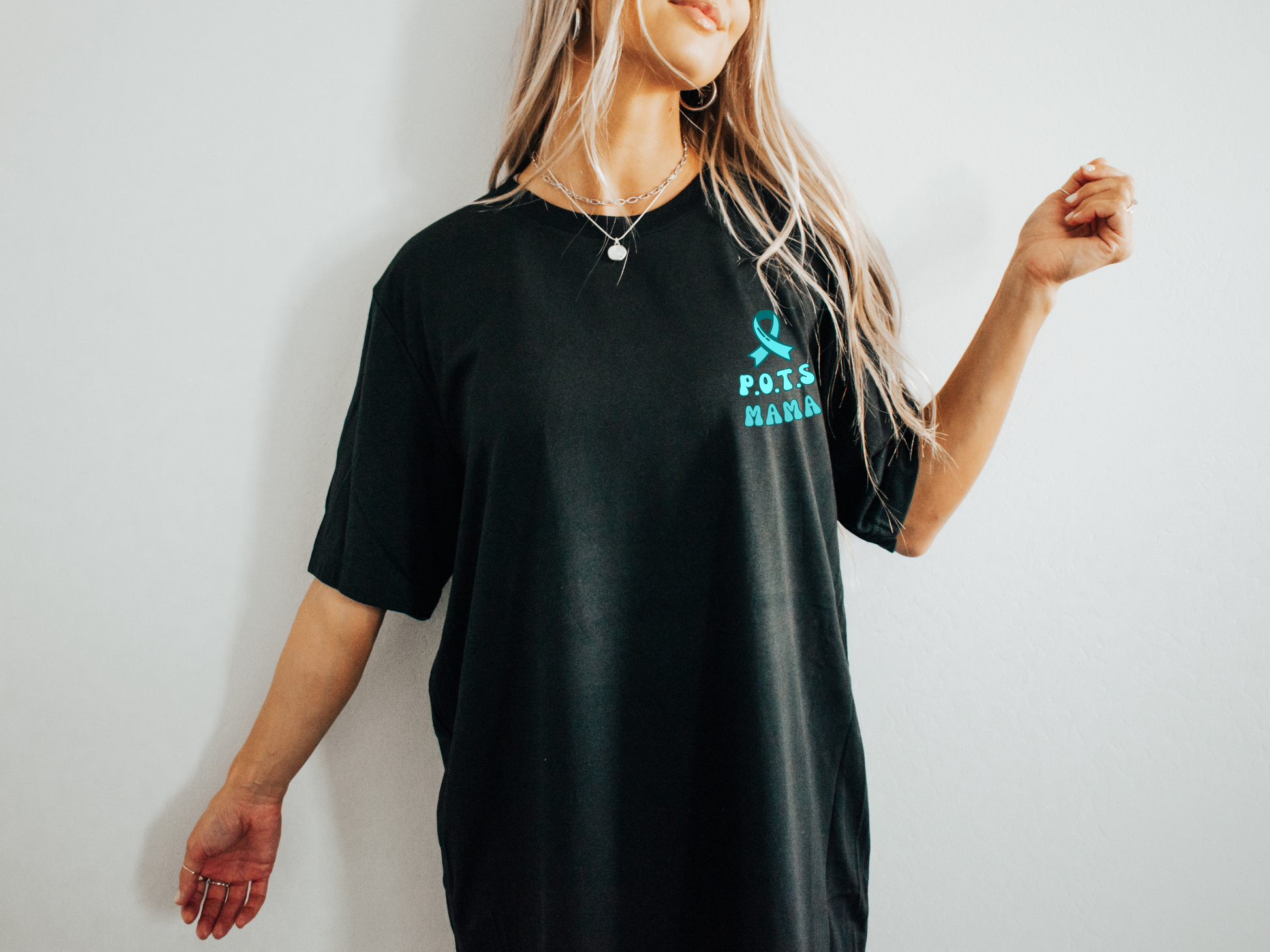 Wear Teal Daughter POTS MAMA Tee