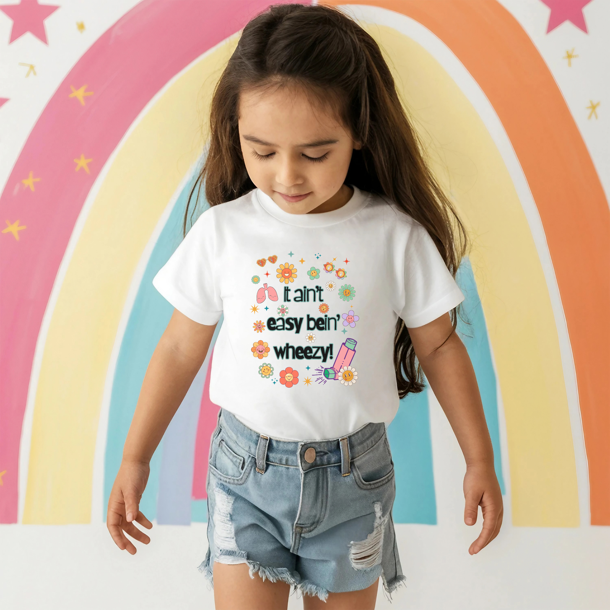 Kids Tee Ain't Easy Bein' Wheezy