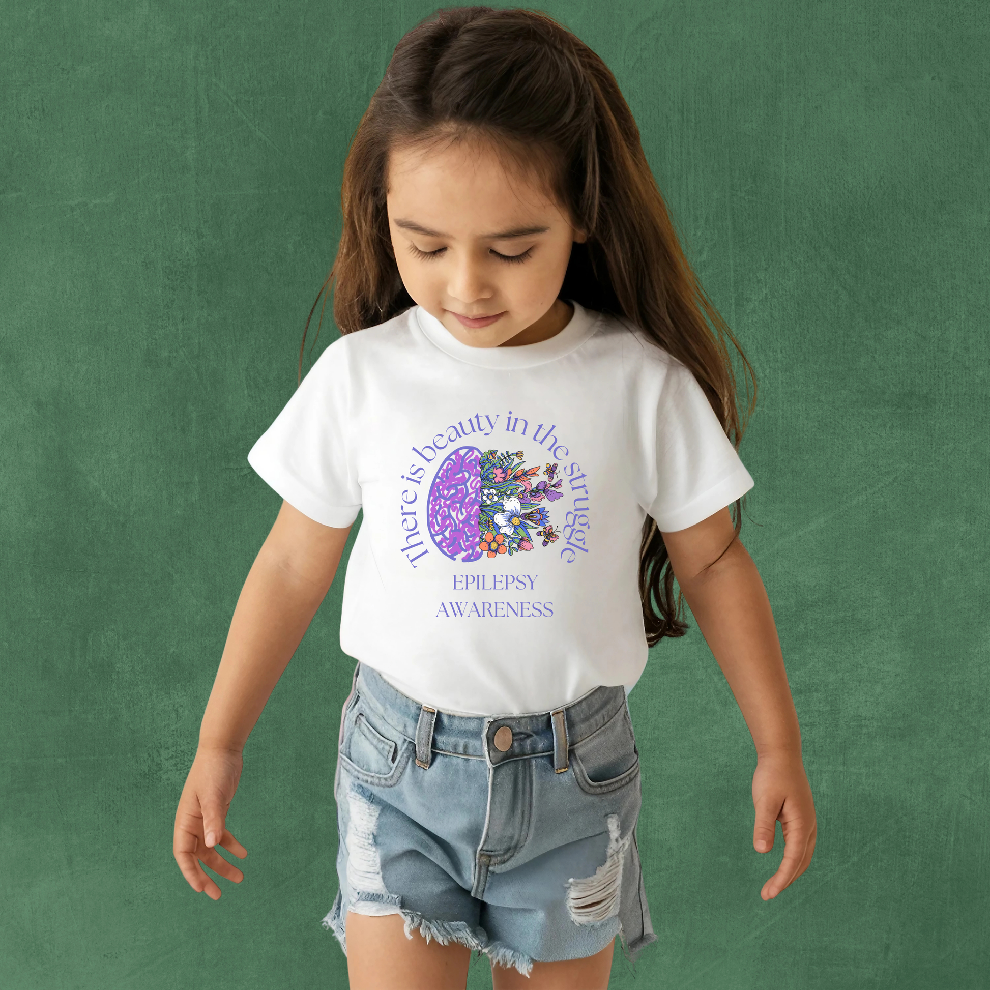 Kids Tee - Beauty in the Struggle Epilepsy Awareness