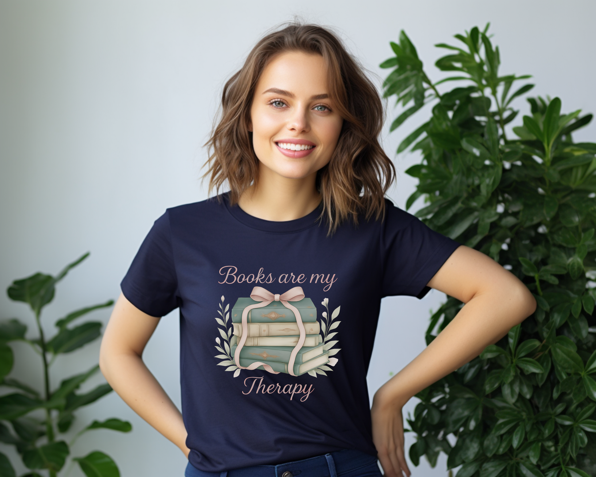 Books Therapy T-Shirt
