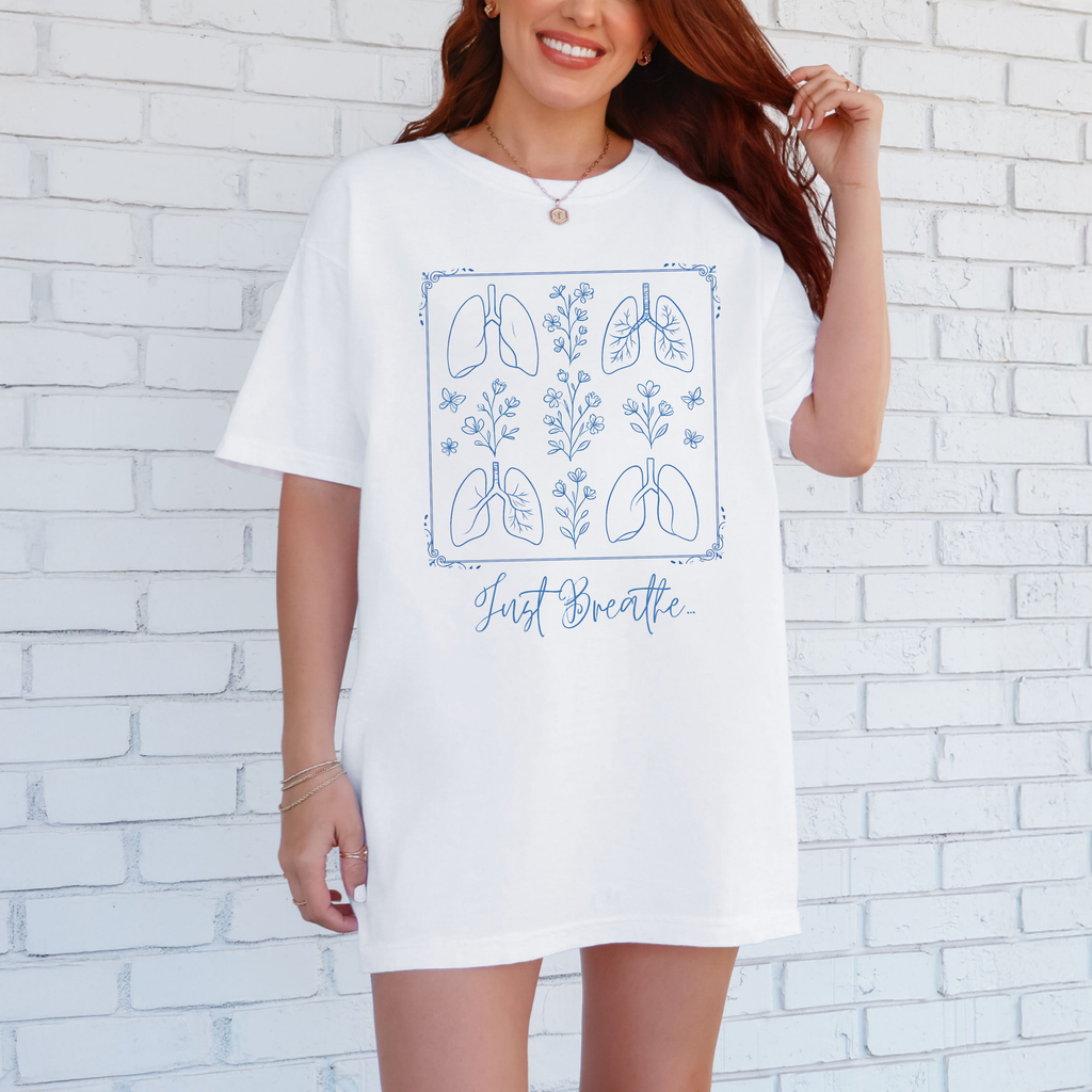 Breathable Unisex Tee - Just Breathe Design