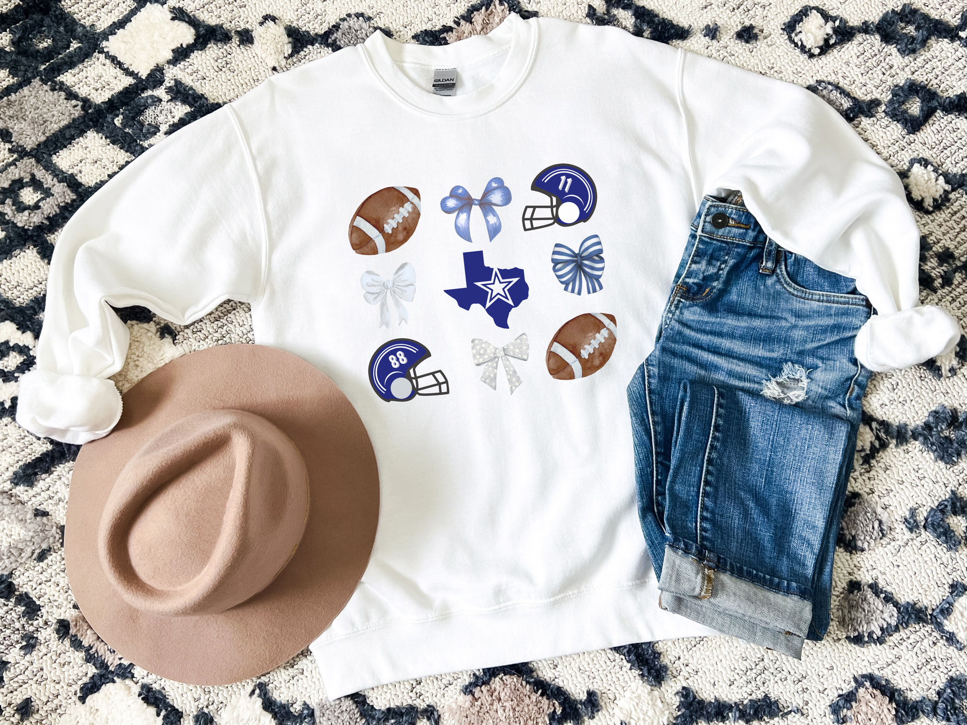 Dallas Cowboys Coquette Sweatshirt