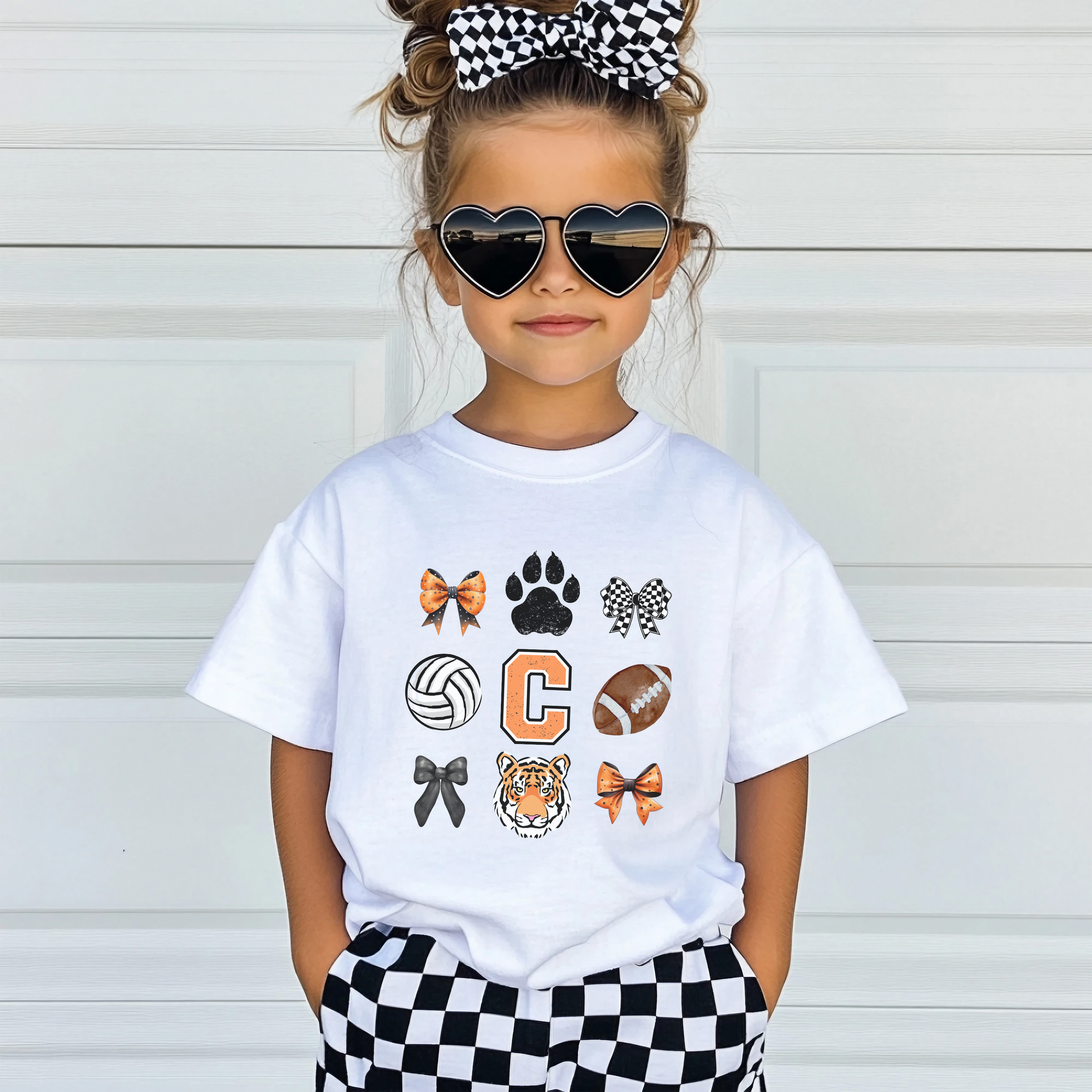 Kids Tee - C-Tigers Coquette Spirit Tee Youth