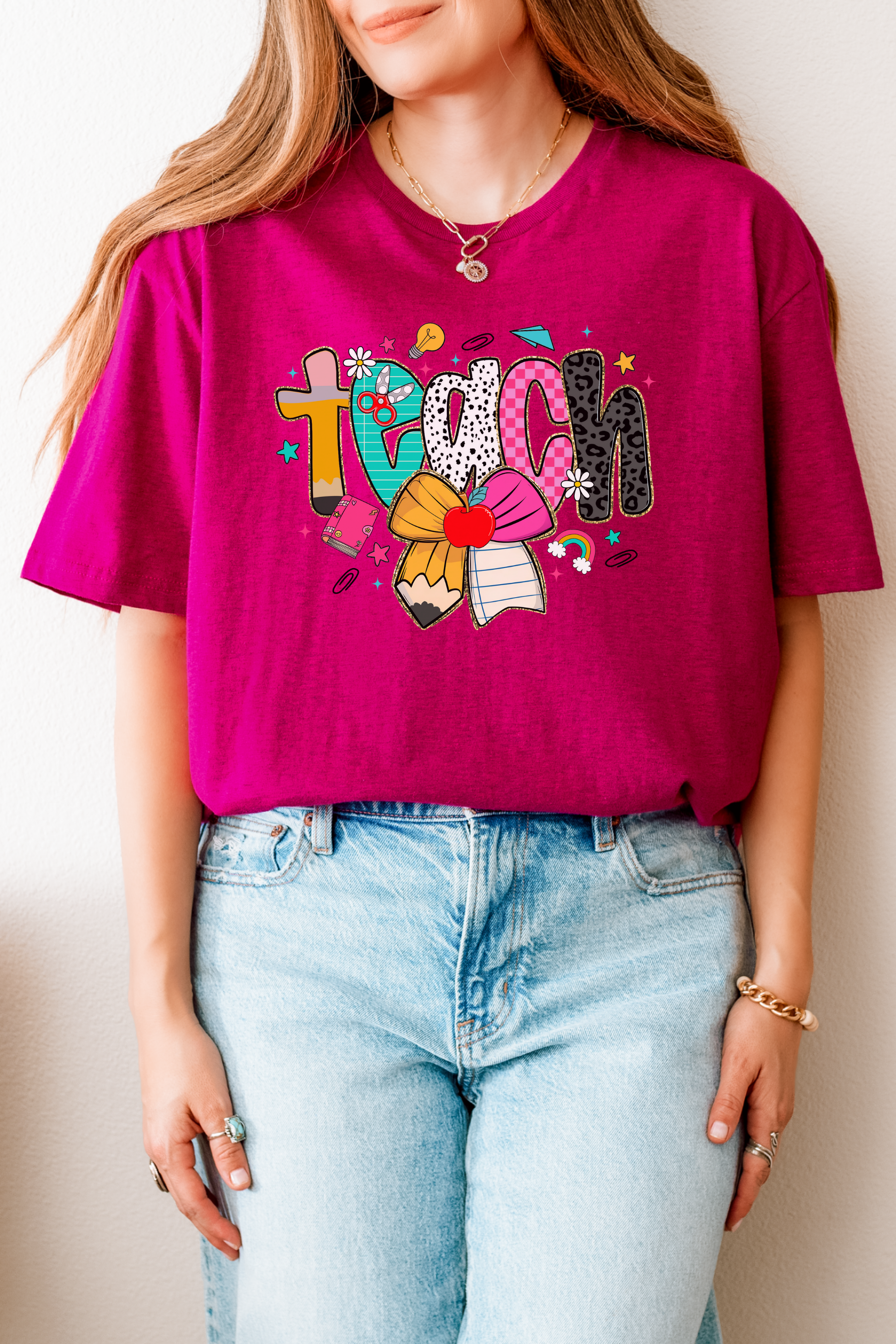 Teach trendy tee Unisex Softstyle T-Shirt