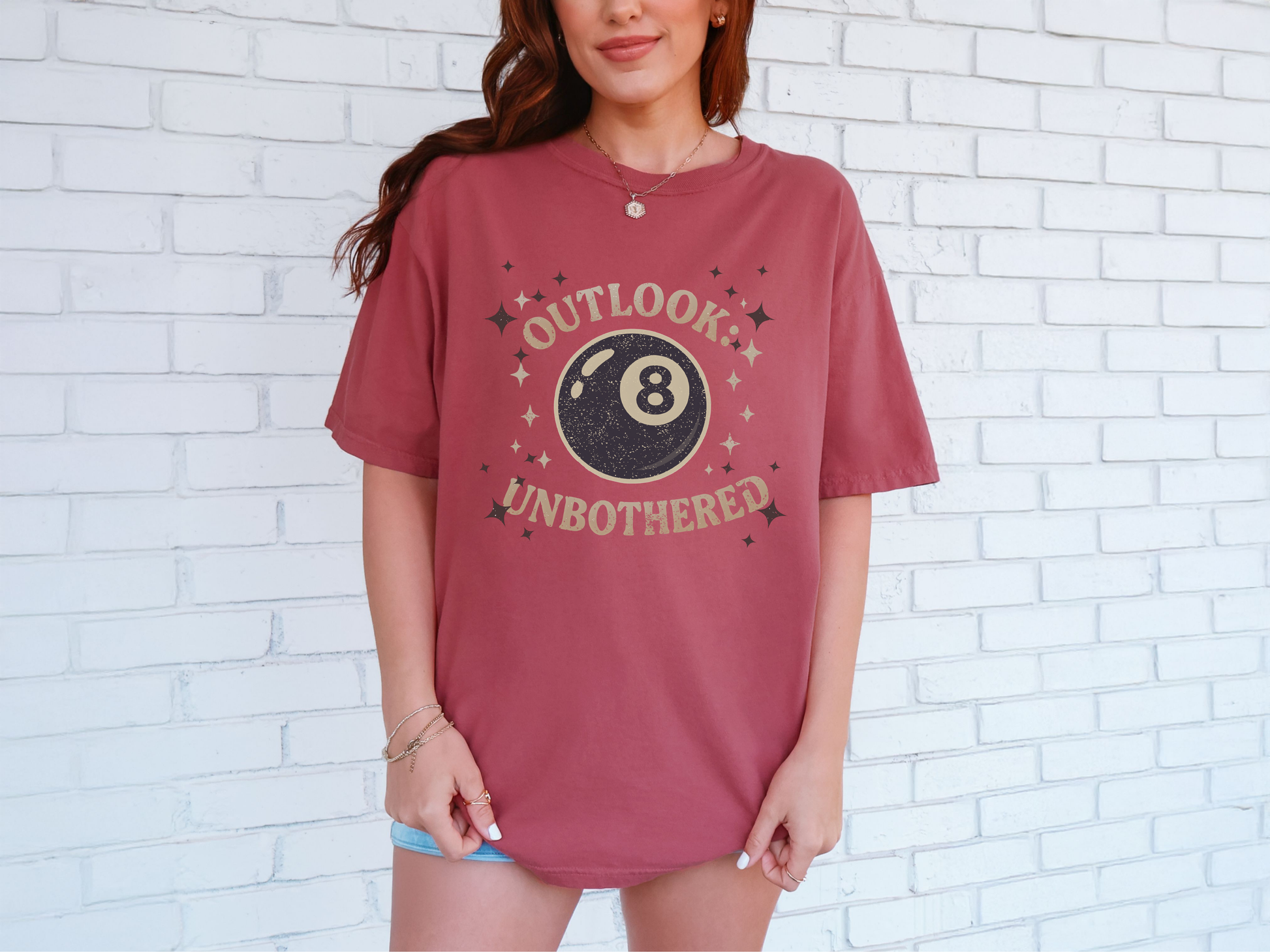 Garment-Dyed T-shirt - Unbothered Outlook