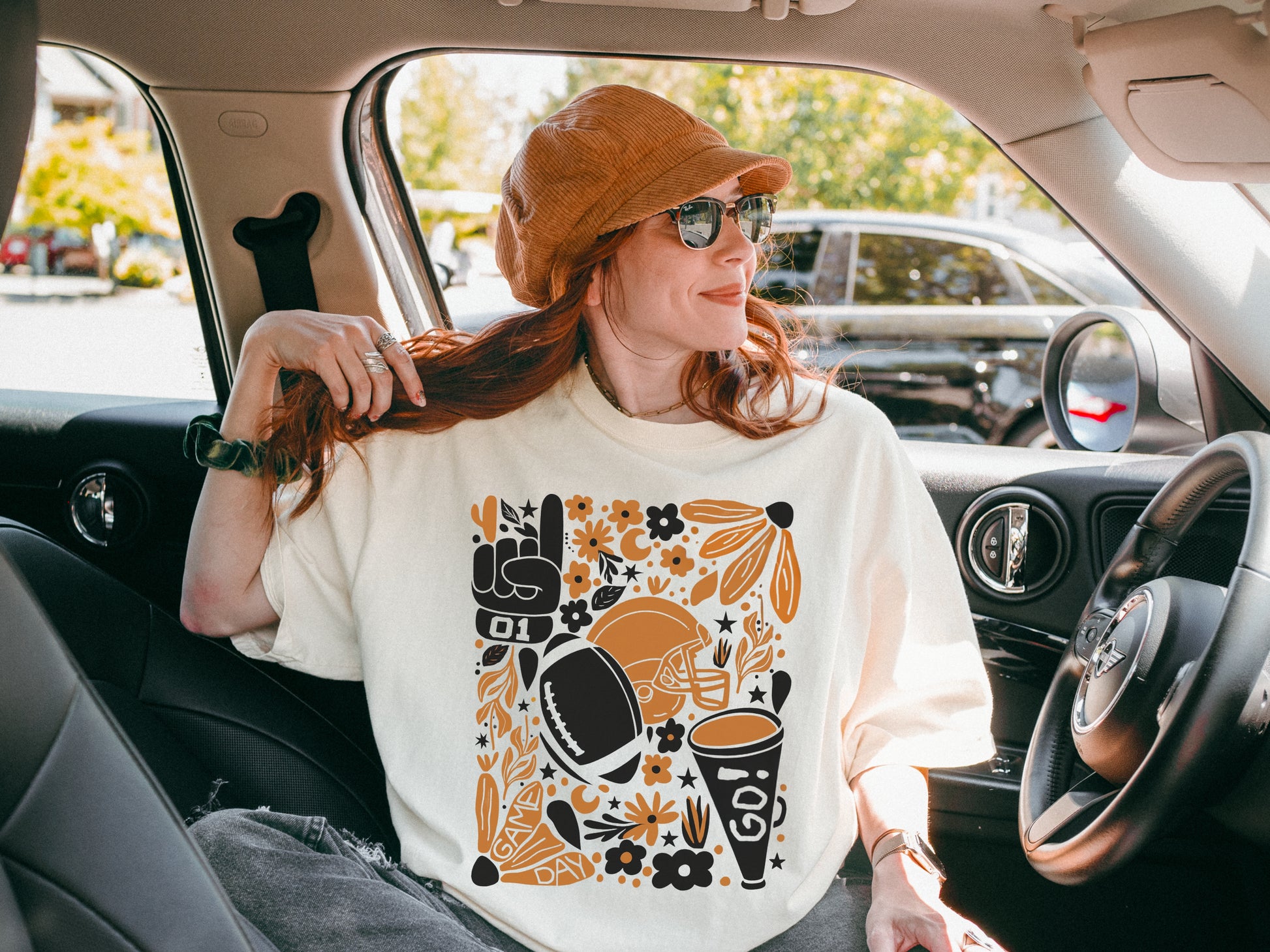 Team Graphic T-shirt - Vintage Style