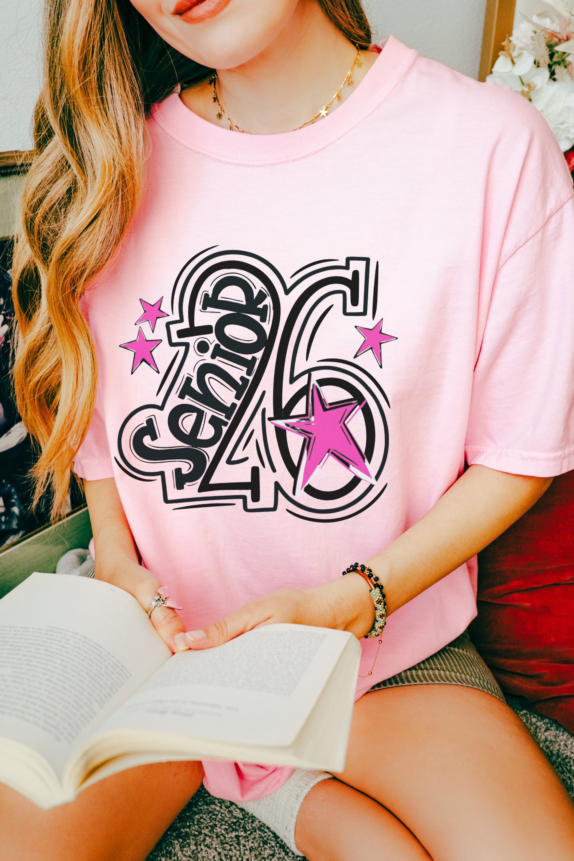 Senior 2026 Pink T-shirt